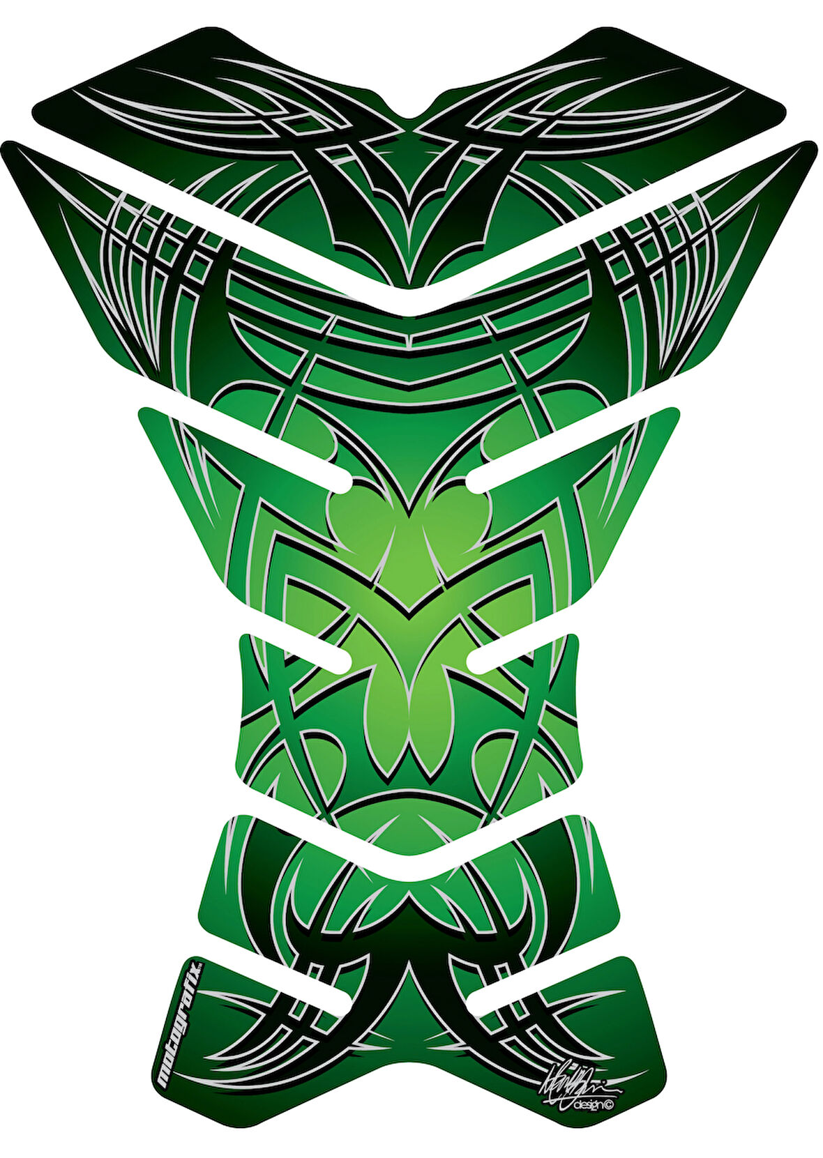 Motografix Ultra Tribal Green X3 Tankpad