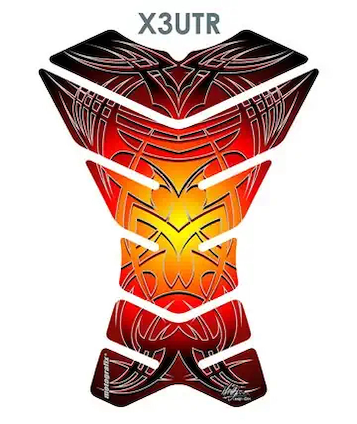 Motografix Ultra Tribal Red X3 Tankpad