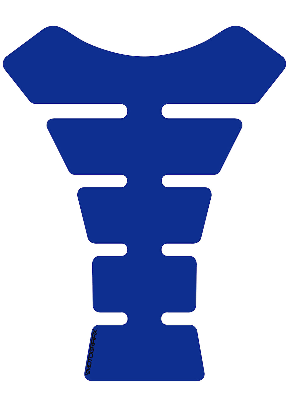Motografix Plain Spine Blue Tankpad
