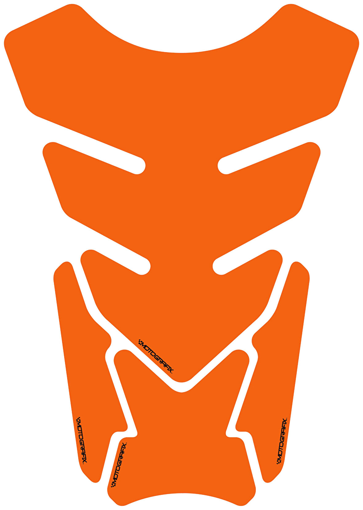 Motografix Plain Quadrapad Orange Tankpad 
