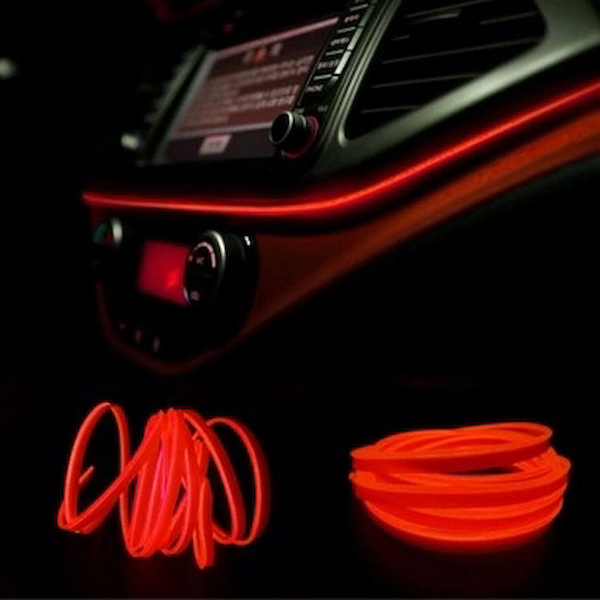 LED TORPİDO 2MT KIRMIZI