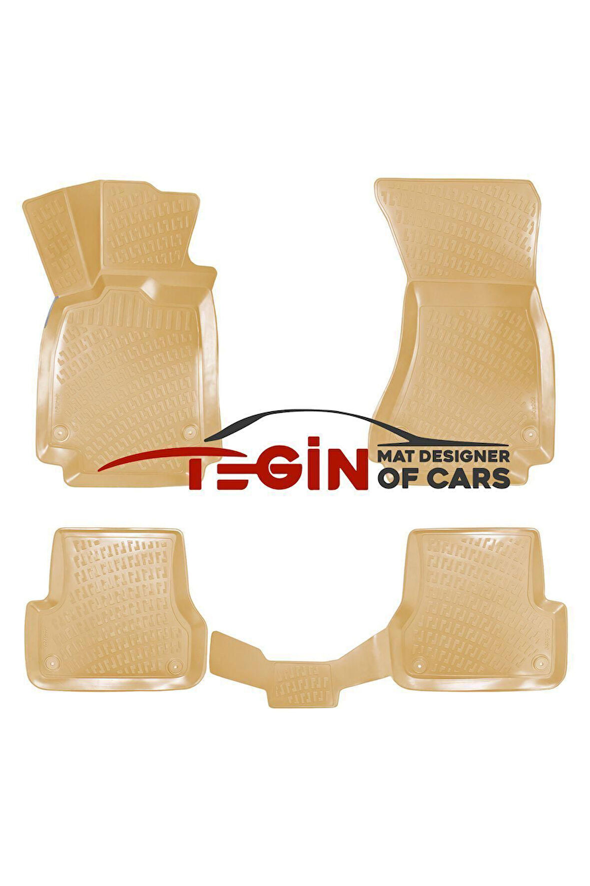 Audi A6 C7 2012 3d Havuzlu Paspas Bej