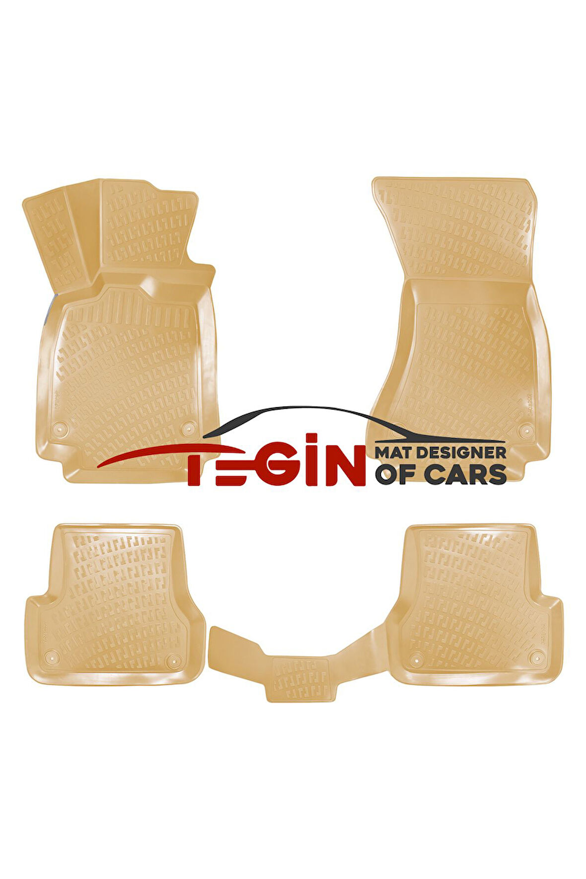 Audi A7 2013 3D Havuzlu Paspas Bej