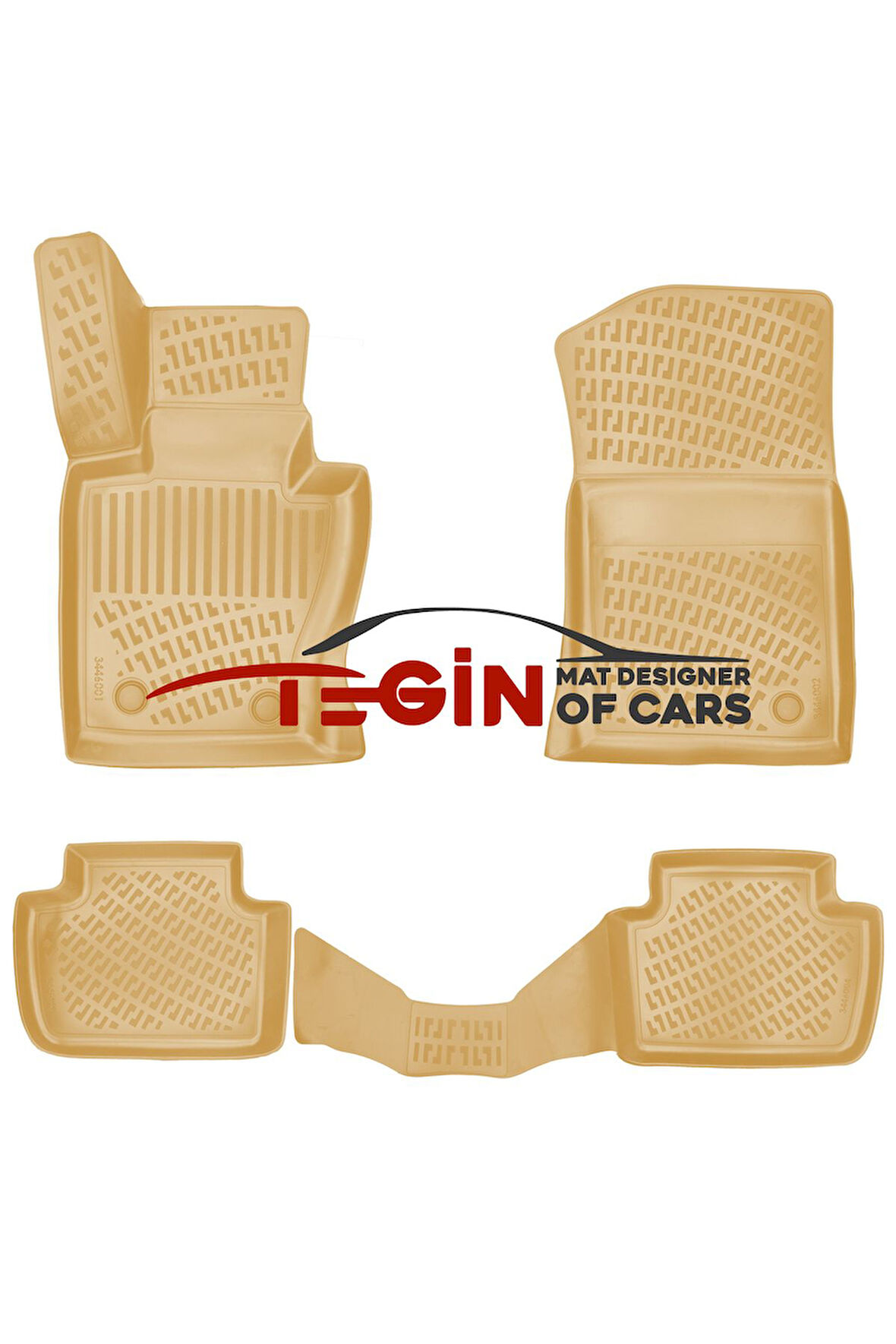 Bmw X3 E83 2006 3D Havuzlu Paspas Bej