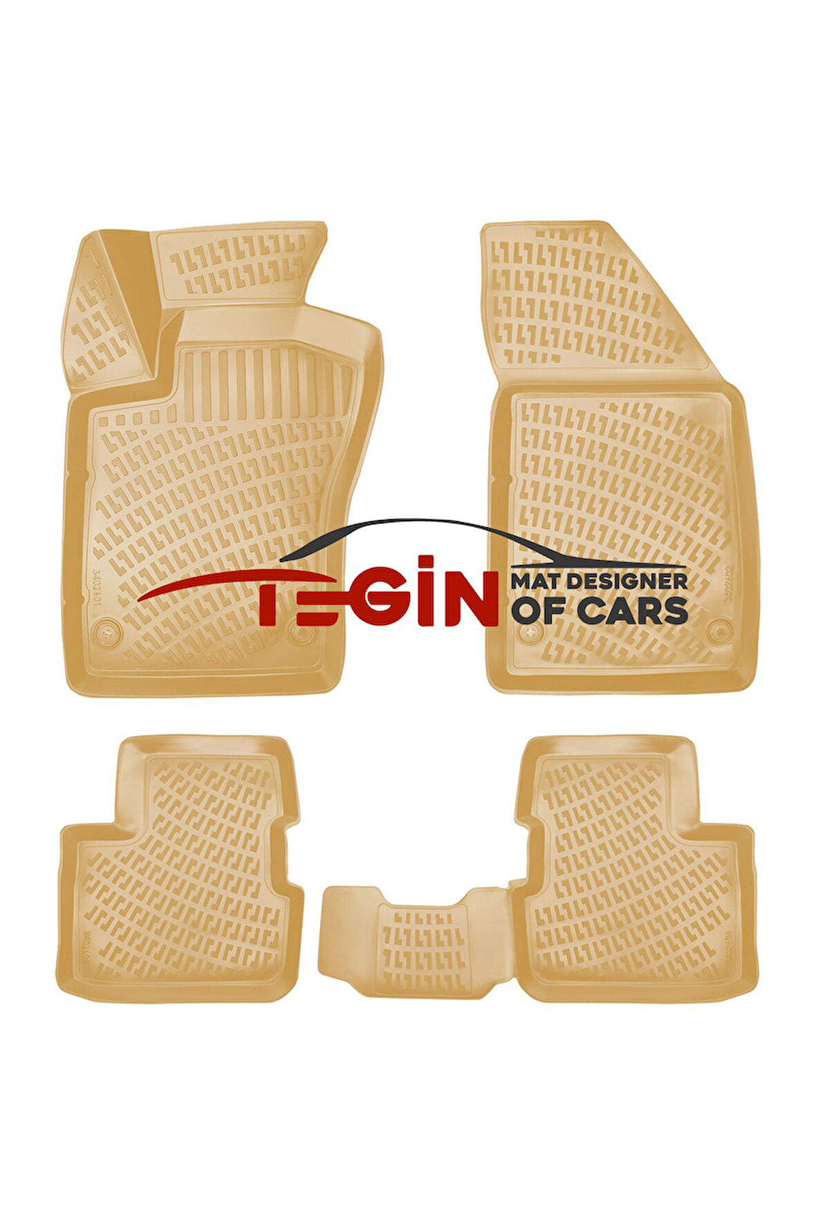 Ford C-Max  Bagaj Havuzu 2003-2010 + Bej 3D Havuzlu Paspas