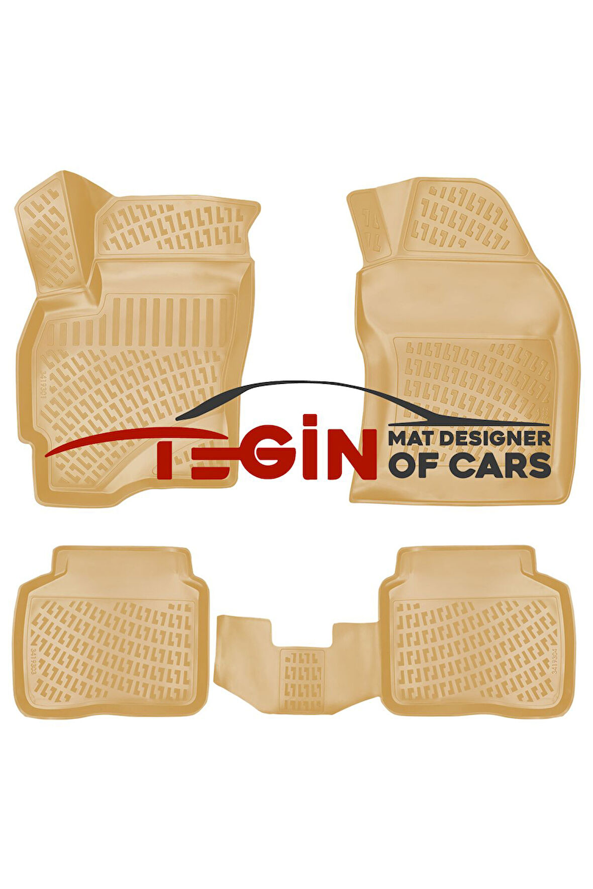 Honda City 2012 3D Havuzlu Paspas Bej