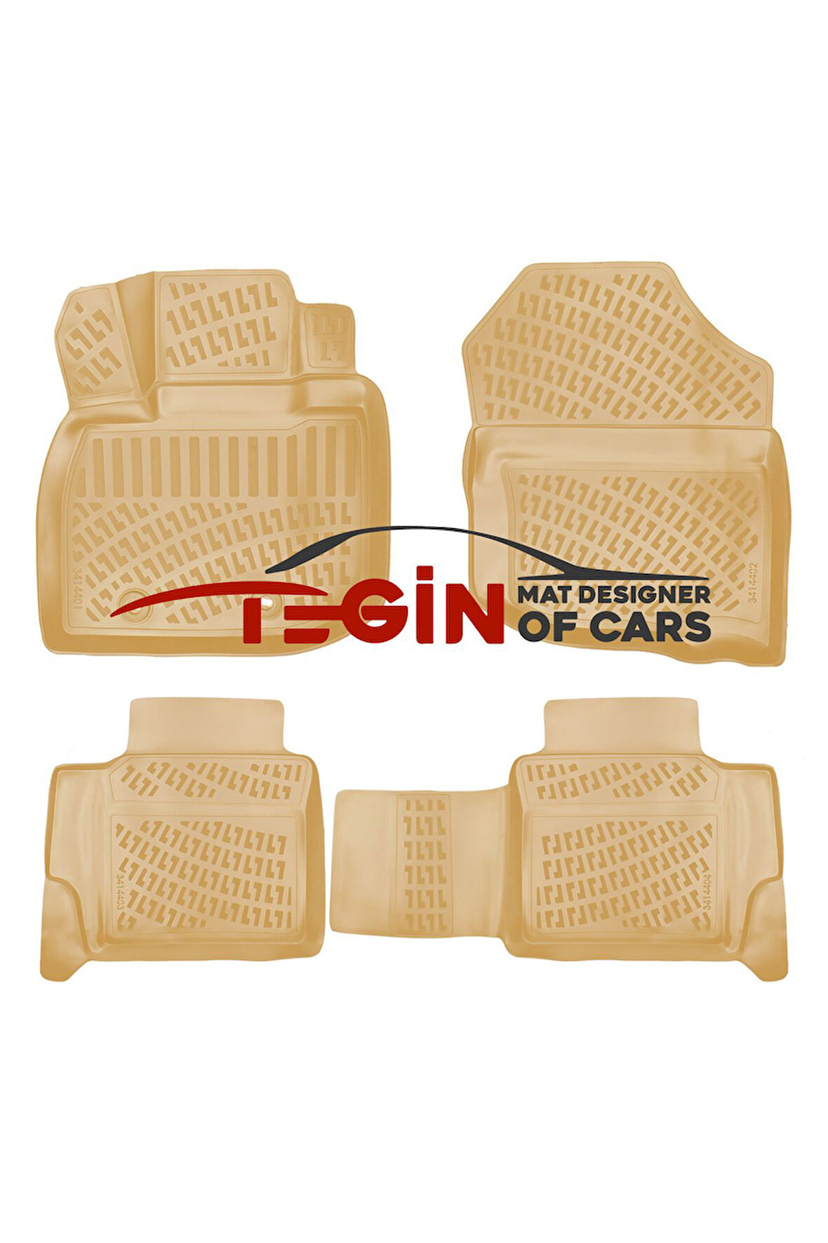 Honda Civic SEDAN 2016 Sonrası 3D Havuzlu Paspas Bej