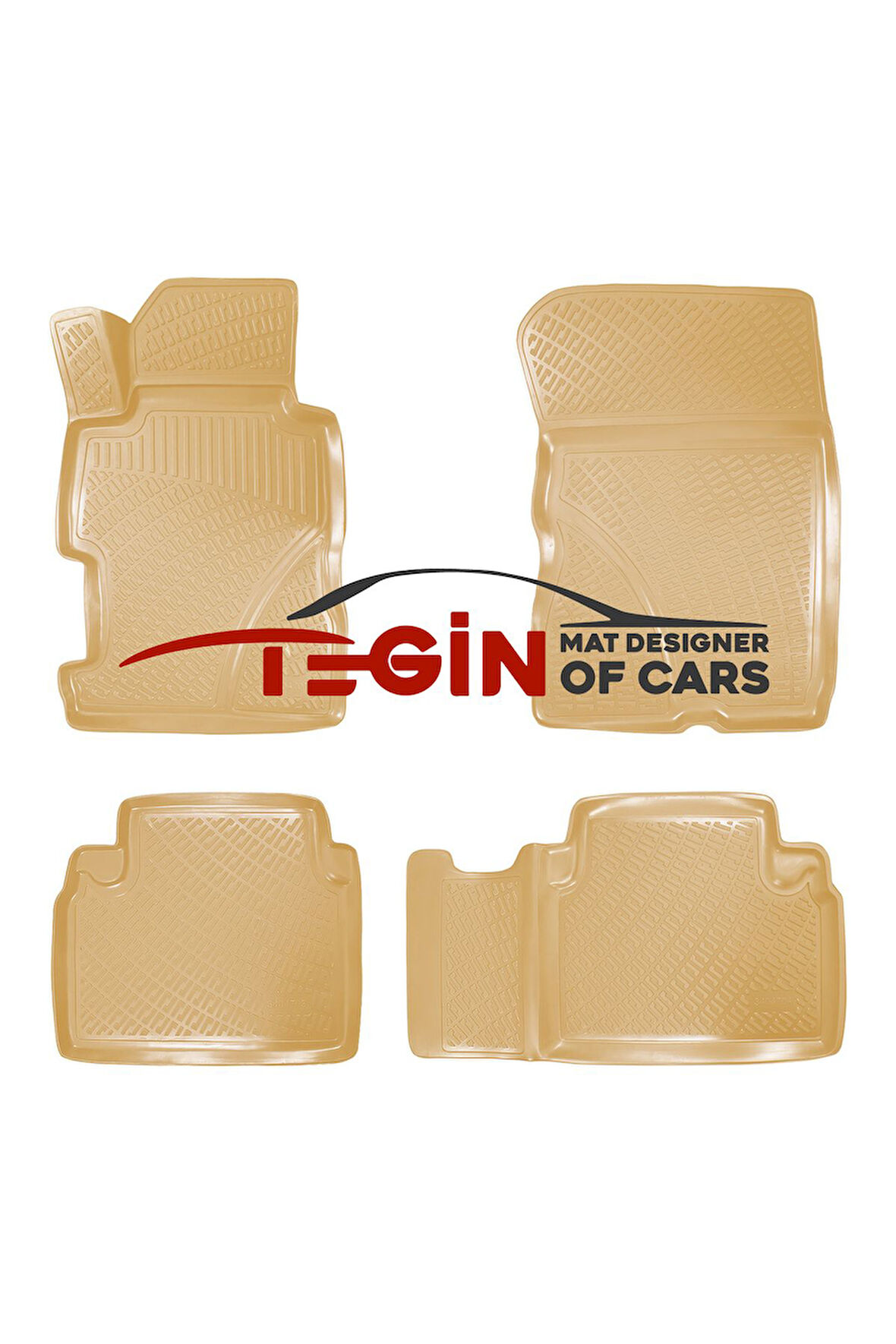 Hyundai Accent Admire 2002 3D Havuzlu Paspas Bej