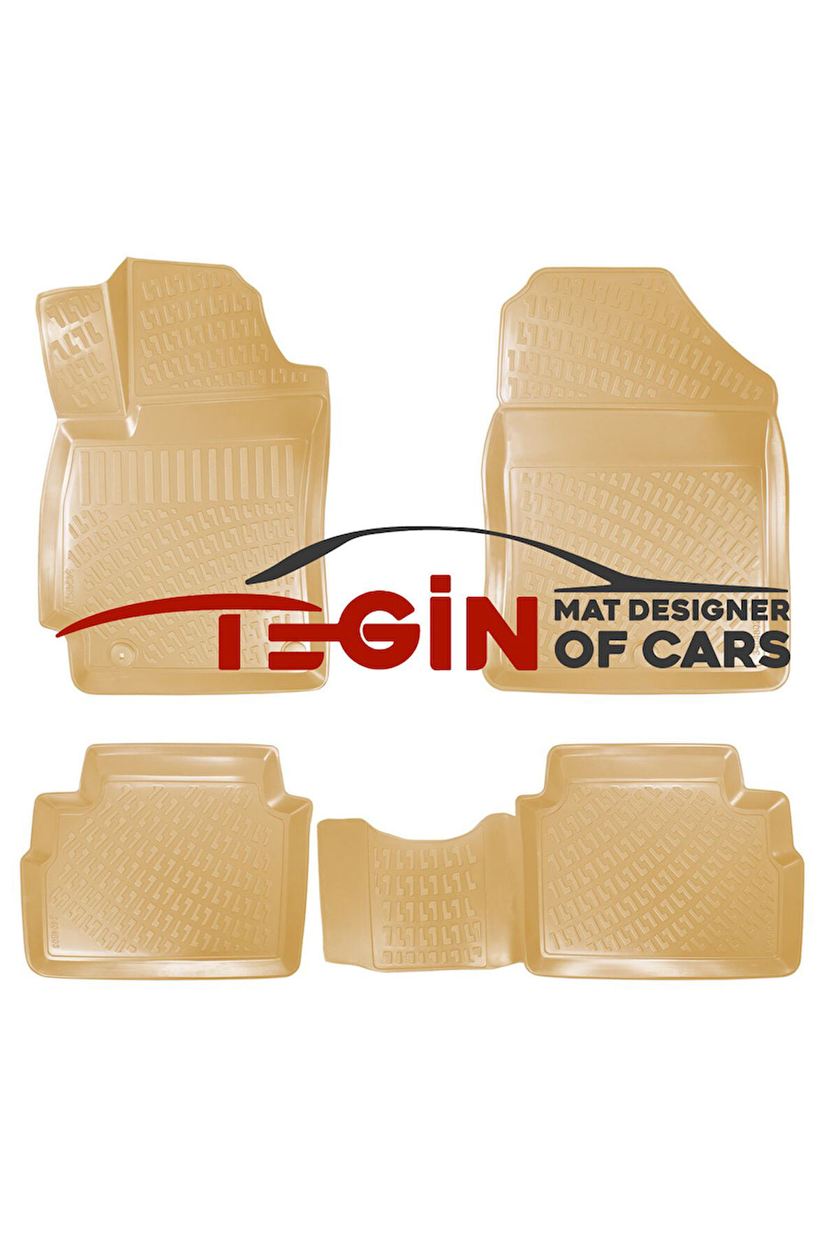 Hyundai Tucson 2012 3D Uyumlu Havuzlu Paspas Bej