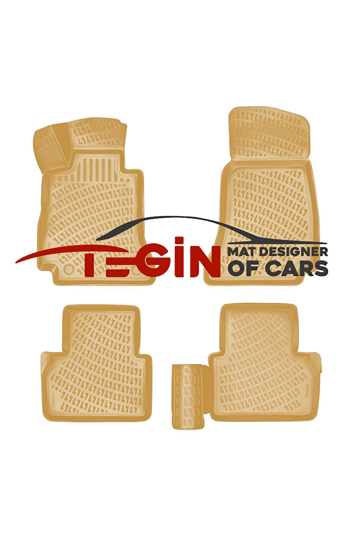 Mercedes GLC 2015 Sonrası 3D Havuzlu Paspas Bej