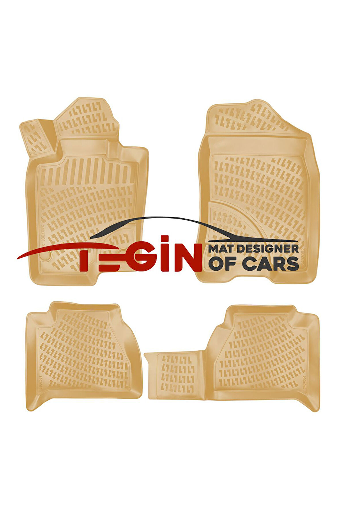 Mini Countryman 2022 3D Havuzlu Paspas Bej