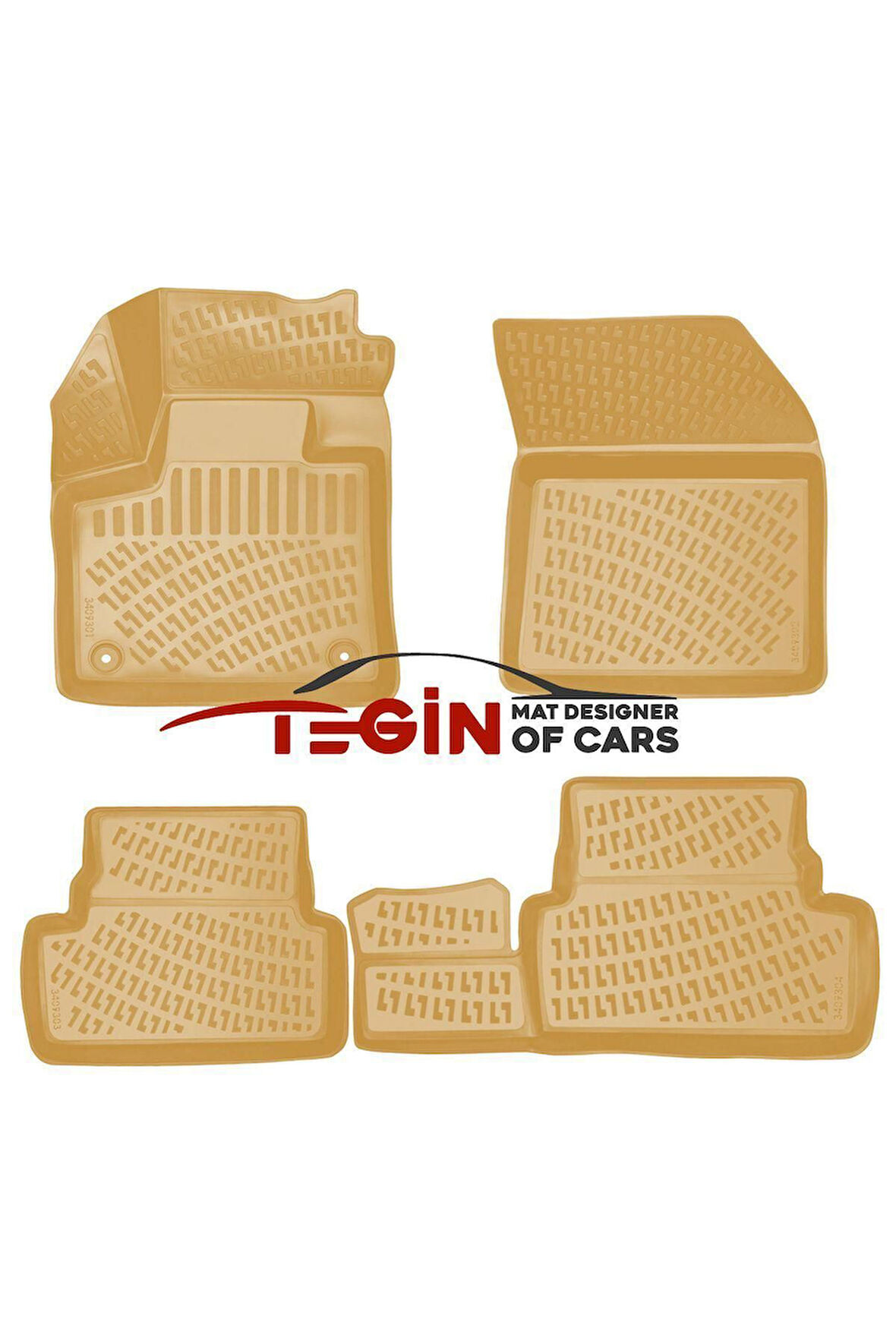 Opel Grandland 2021 3D Havuzlu Paspas Bej