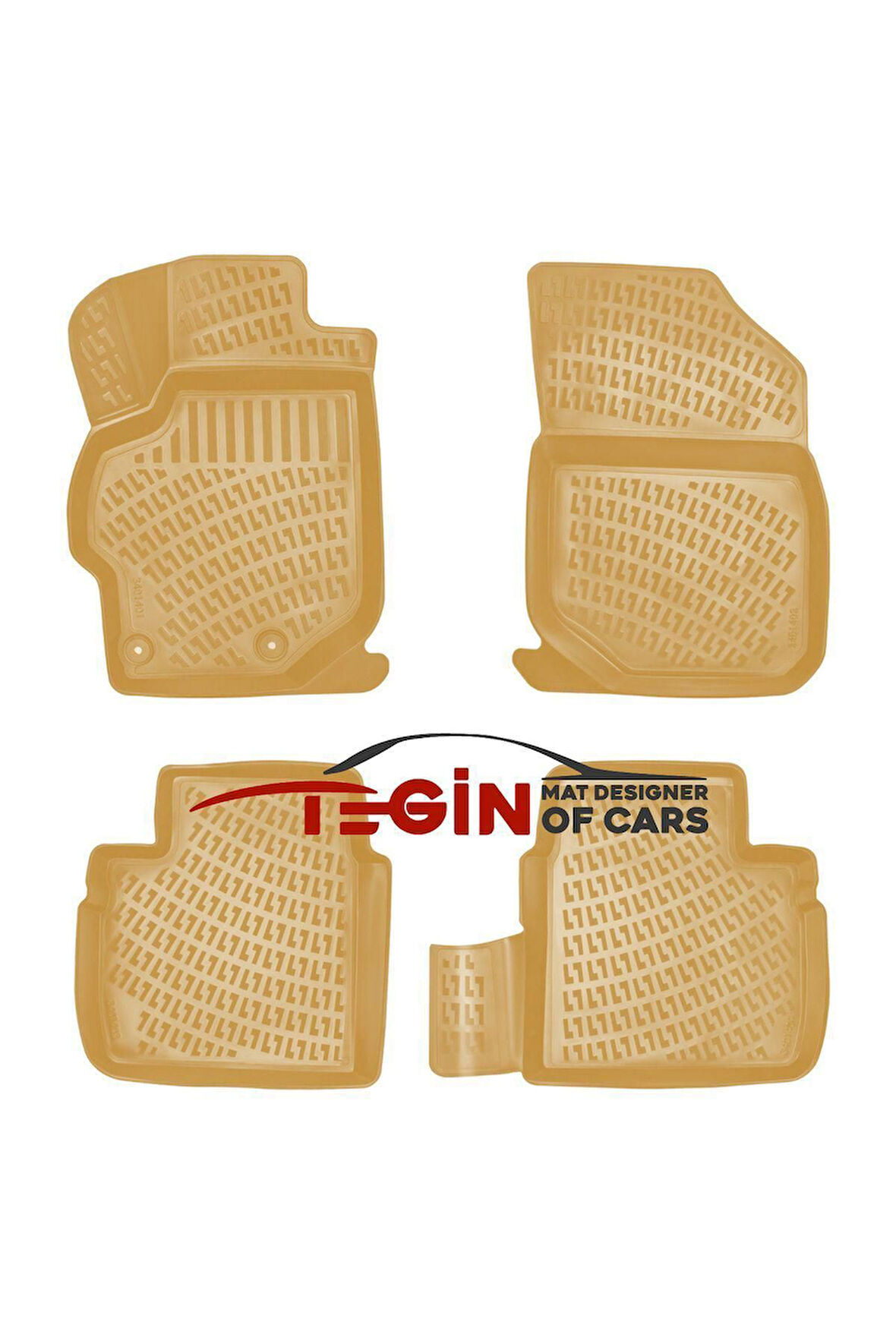 Peugeot 301 2022 3D Havuzlu Paspas Bej