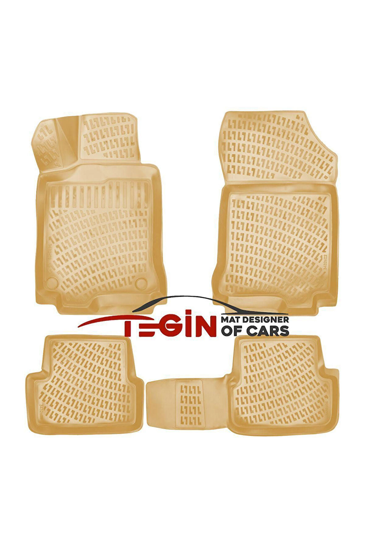 Renault Latitude 2021 3D Havuzlu Paspas Bej