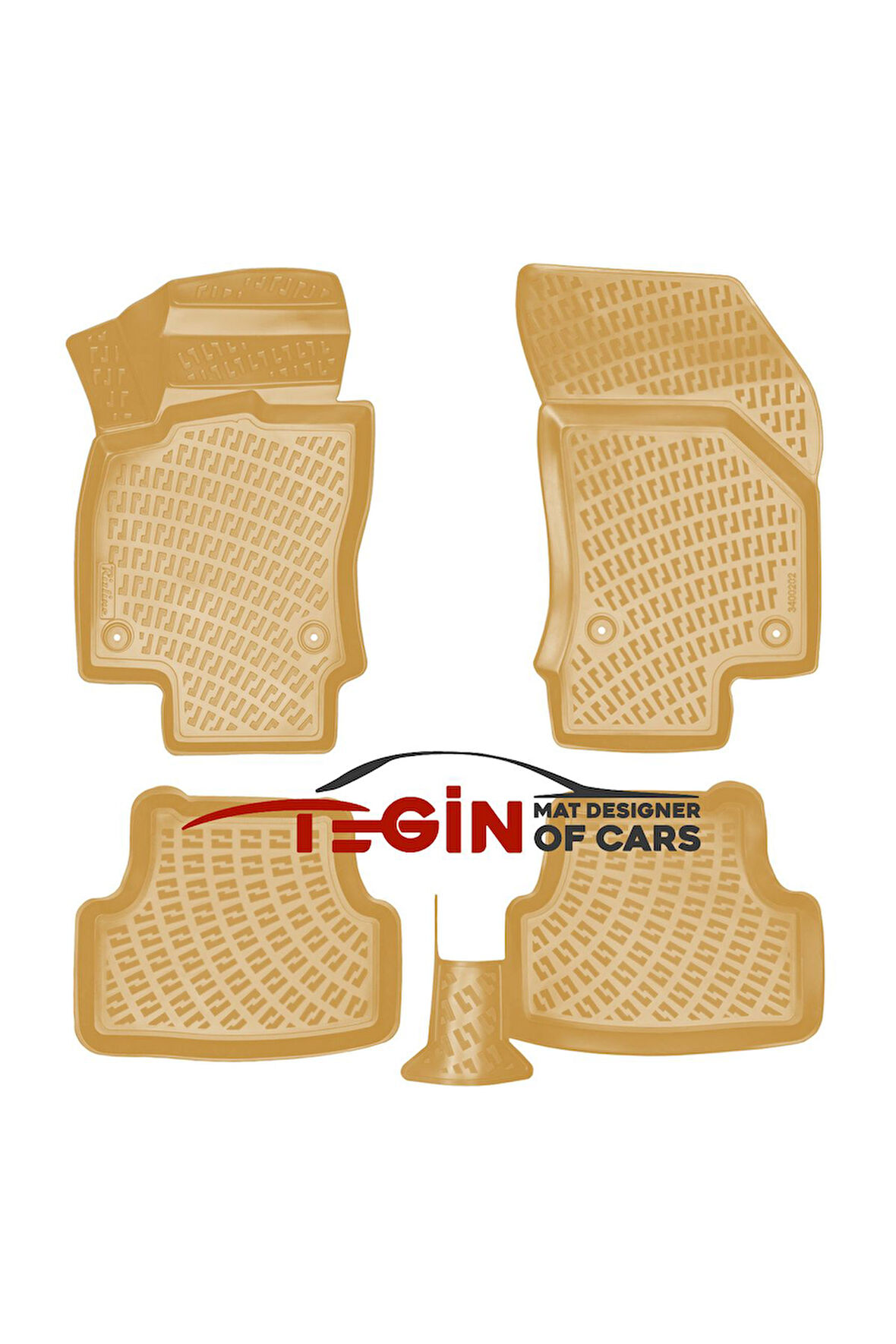 Seat Arona 2020 3D Havuzlu Paspas Bej