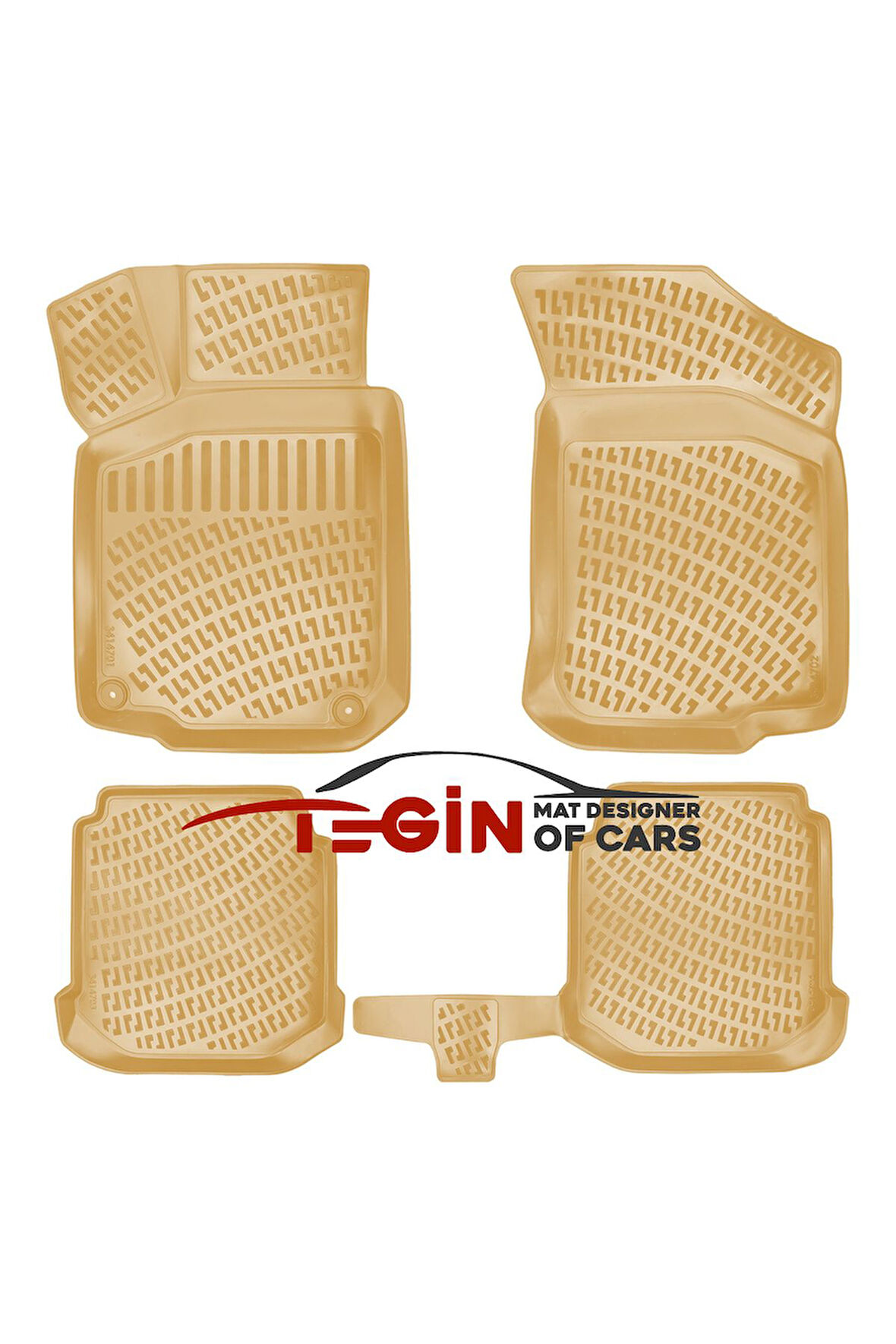 Seat Leon 1998-2004 3D Havuzlu Paspas Bej