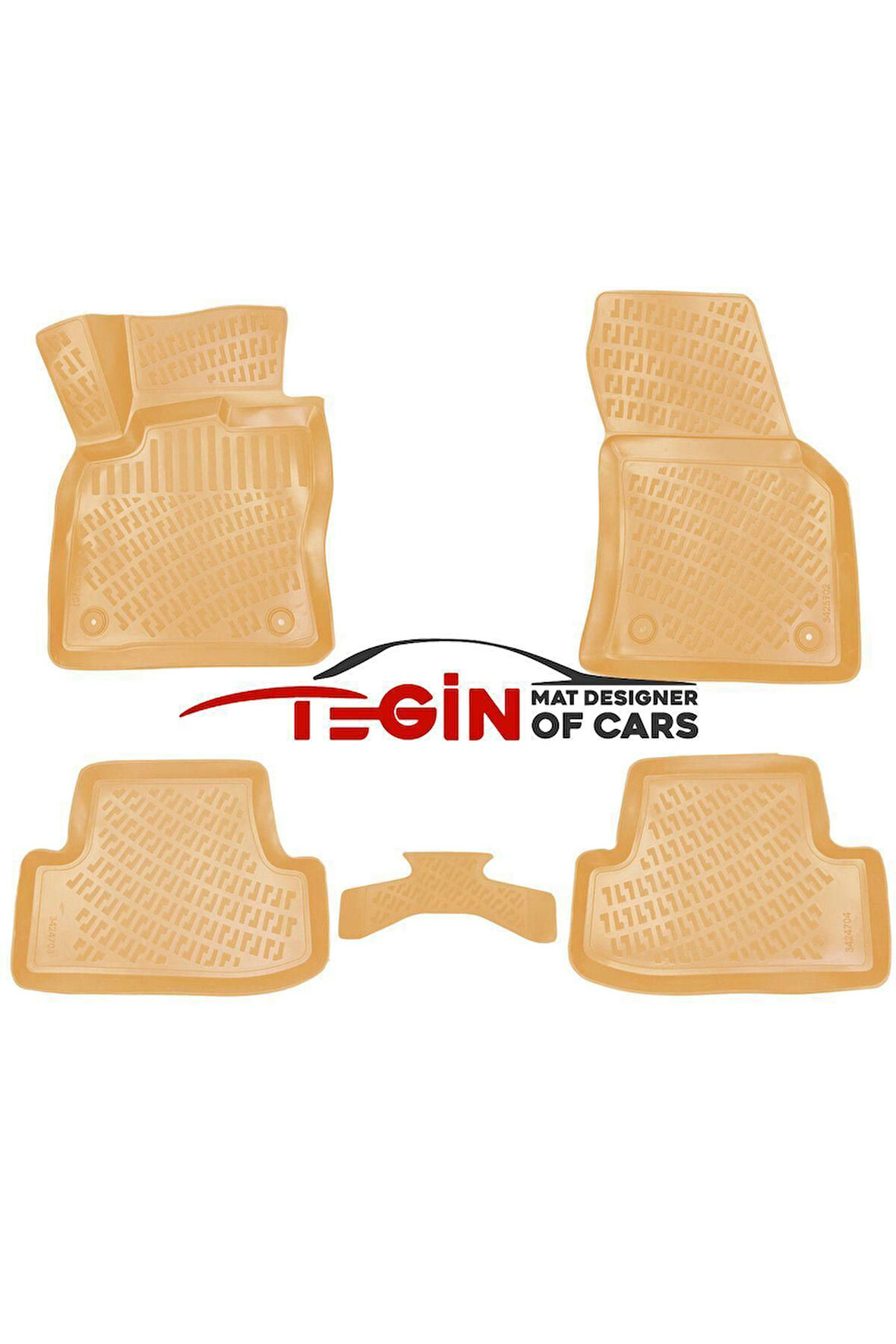 Volkswagen T-Roc 2023 3D Havuzlu Paspas Bej