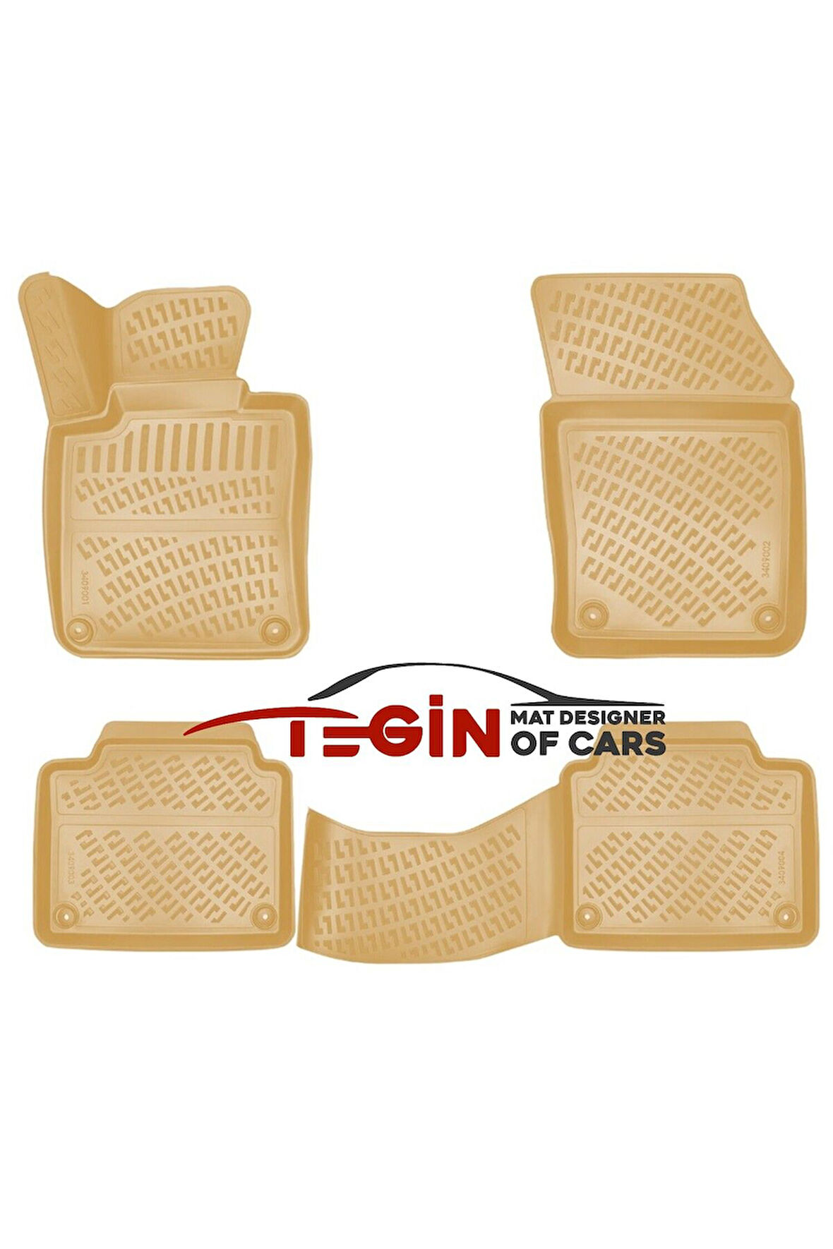 Volvo S90 2016 3D Havuzlu Paspas Bej