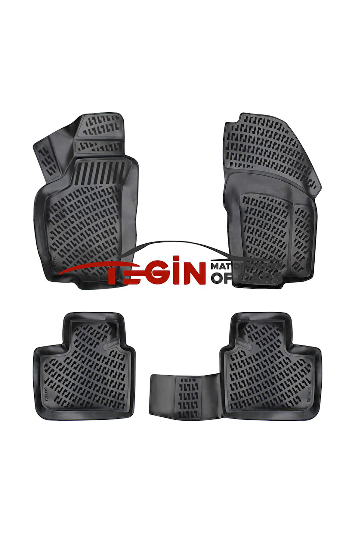 Alfa Romeo 156 2003 3D Havuzlu Paspas Siyah