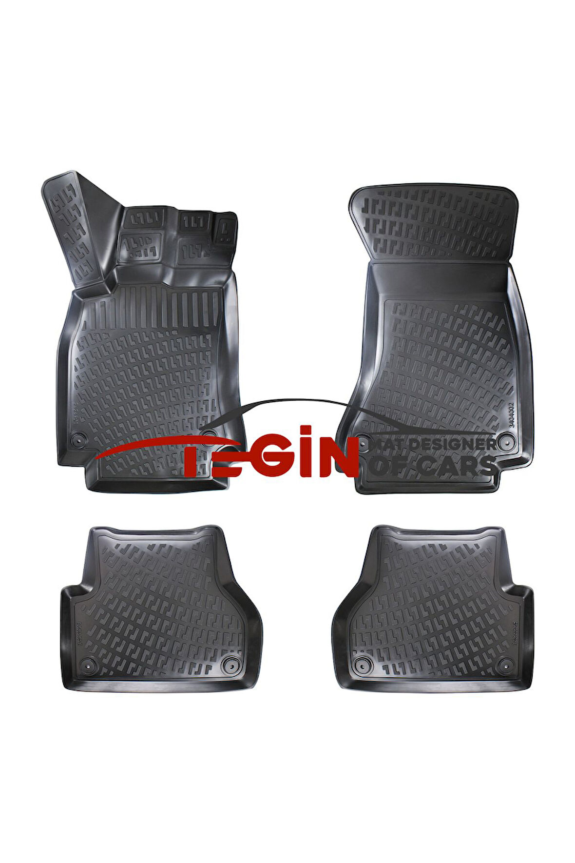 Audi A4 B8 2013 3D Havuzlu Paspas Siyah