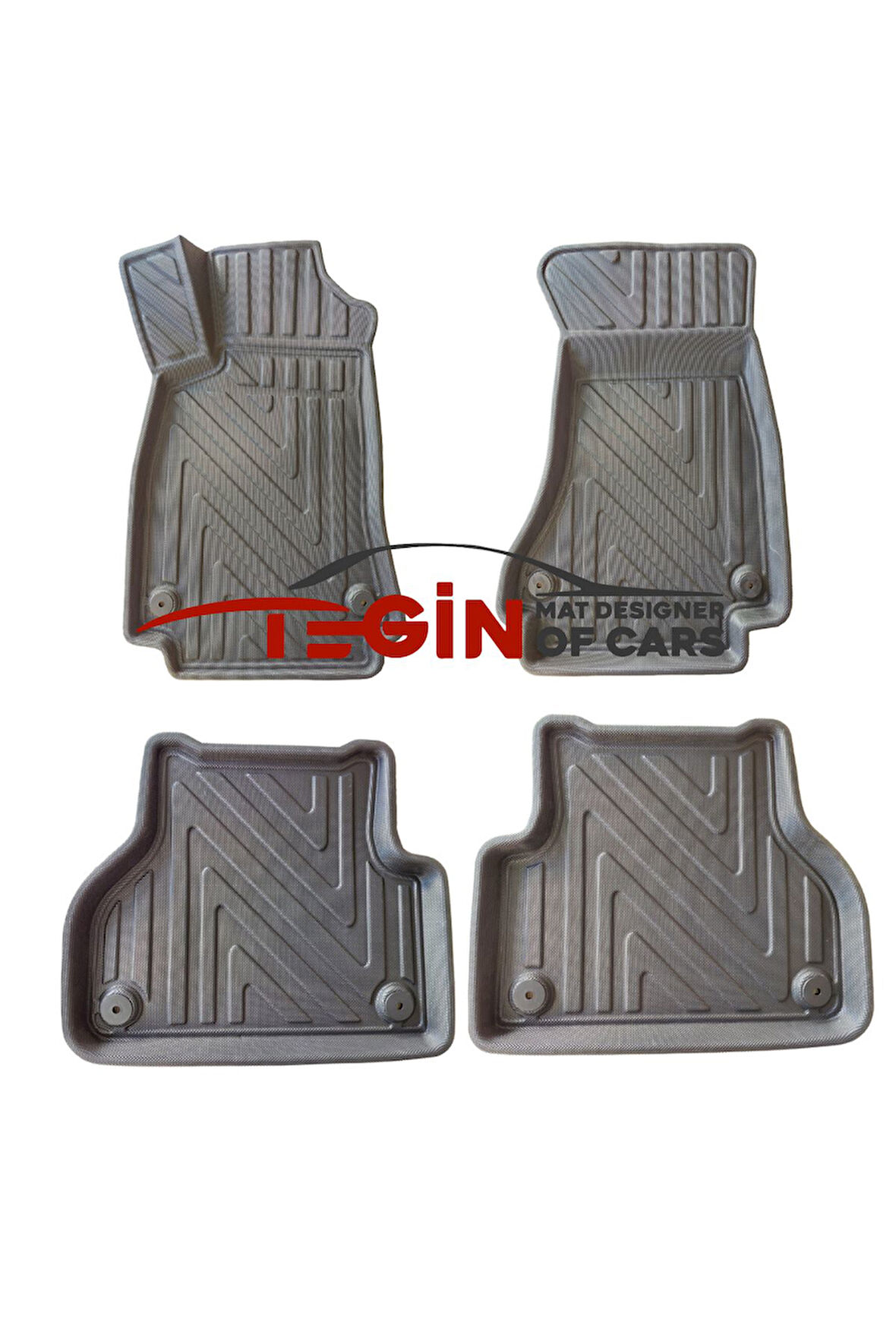 Audi A4 B9 2022 3D Havuzlu Paspas Siyah