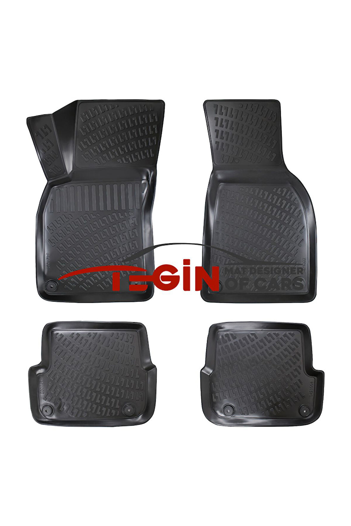 Audi A6 C6 2004-2011 3D Havuzlu Paspas Siyah