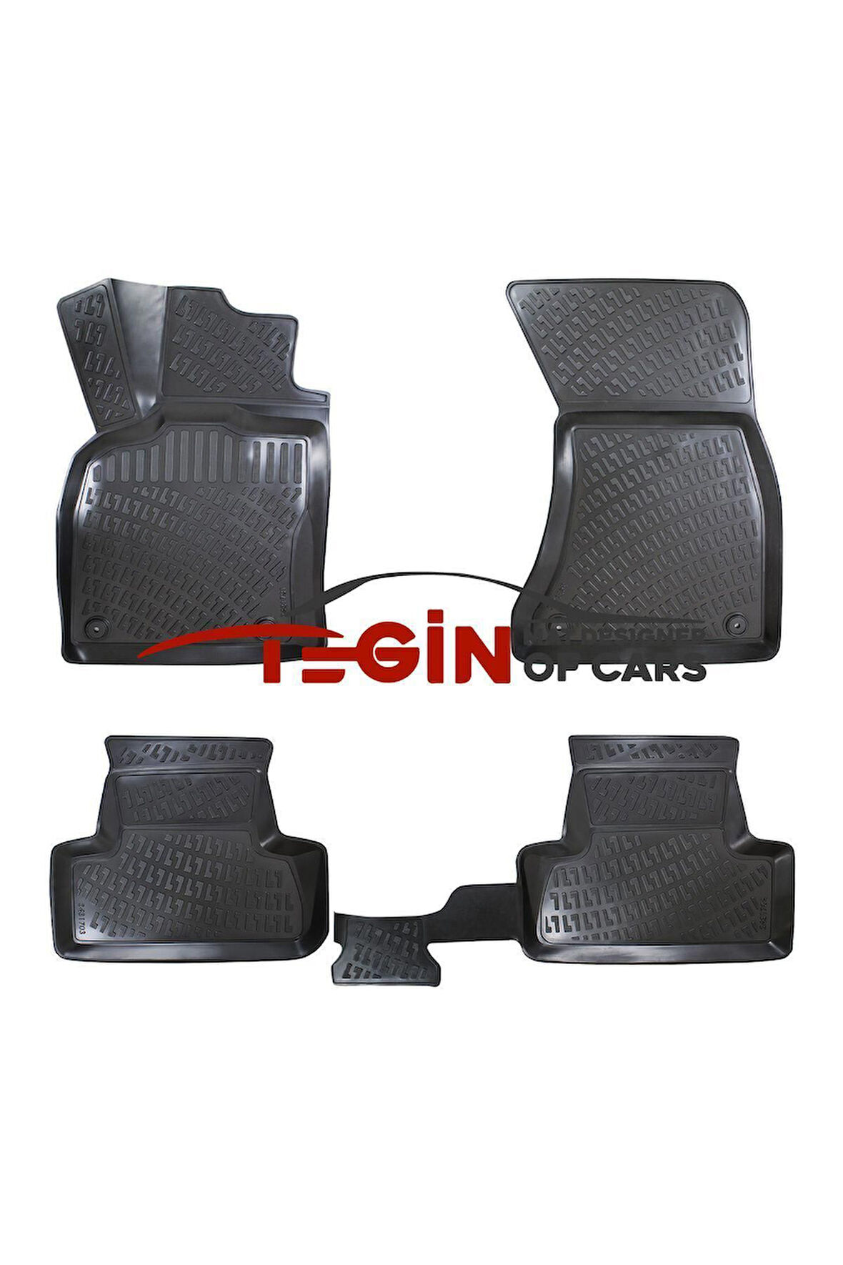 Audi Q5 2013 3D Havuzlu Paspas Siyah