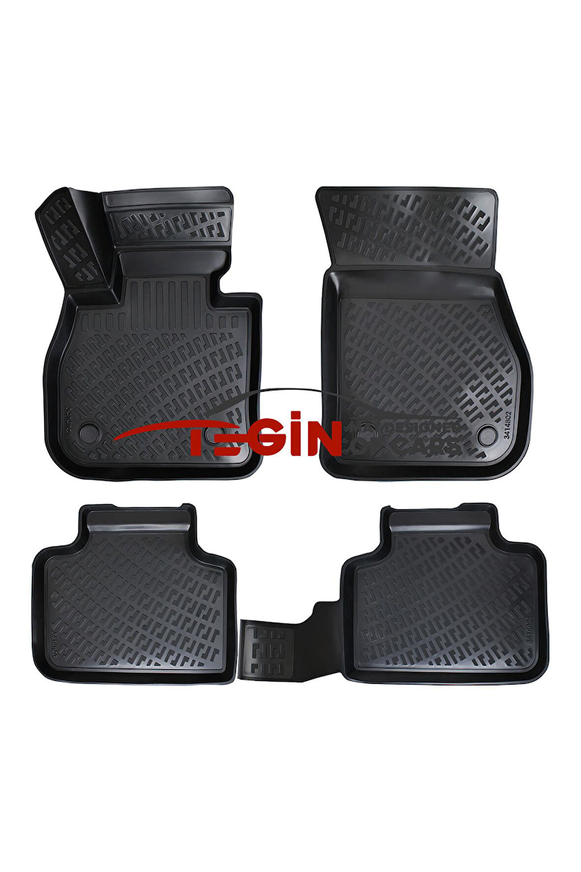 Bmw 2 Serisi Active Tourer F45 2017 3D Havuzlu Paspas Siyah