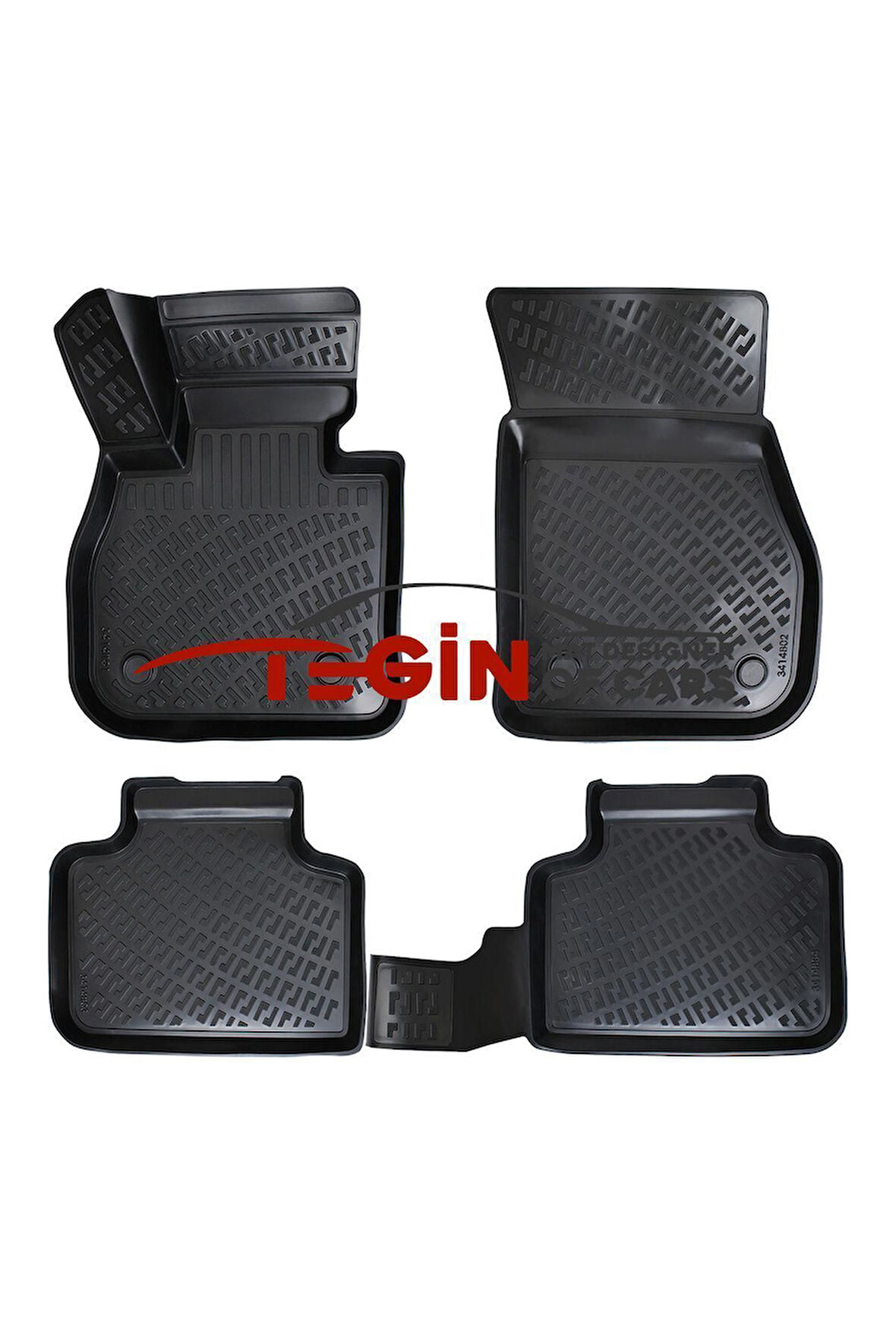 Bmw 2 Serisi Gran Coupe F44 2021 3D Havuzlu Paspas Siyah