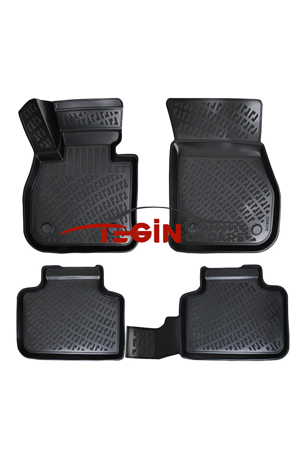 Bmw X1 F48 2023 3D Havuzlu Paspas Siyah