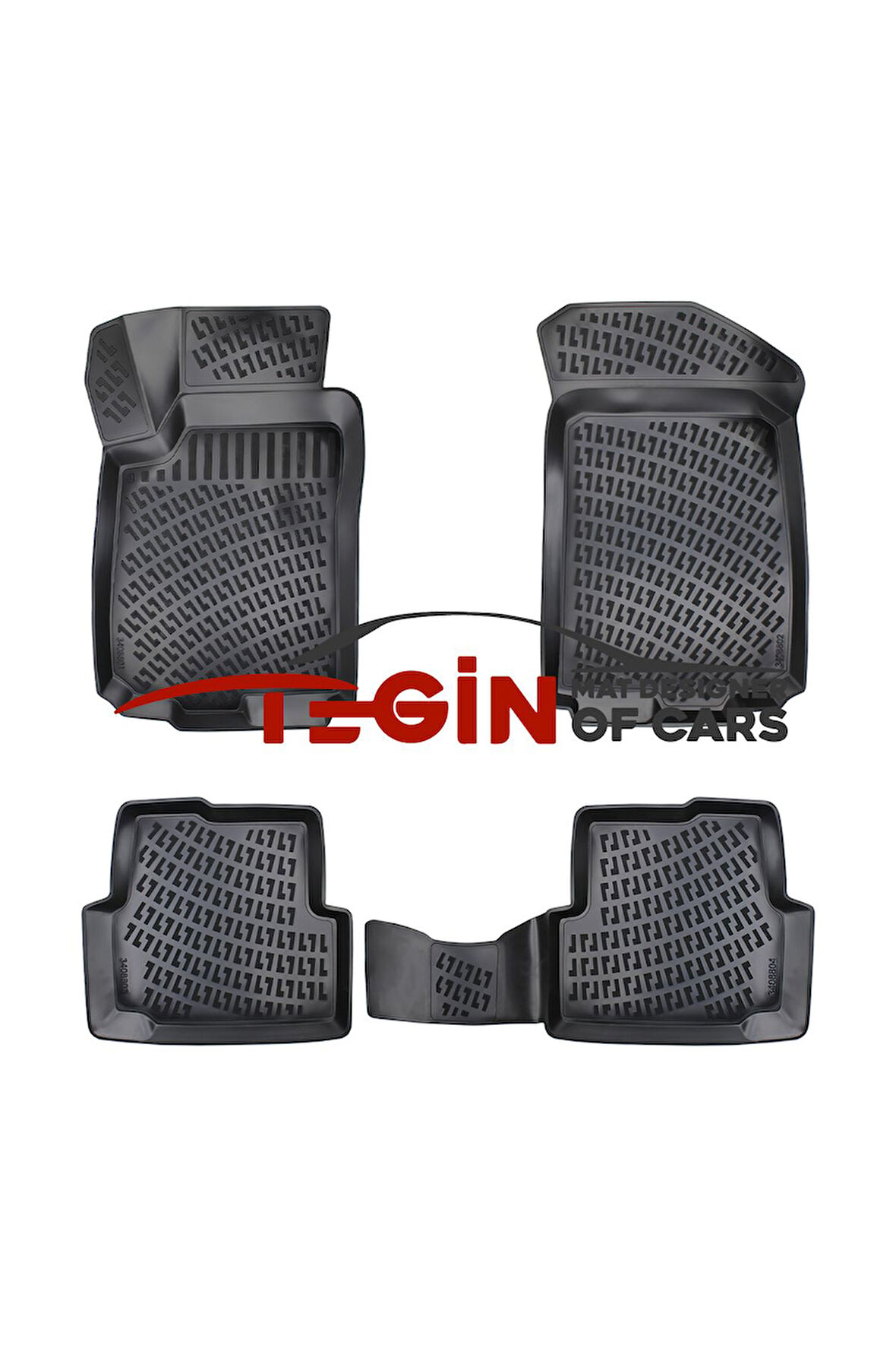 Chevrolet Aveo 2018 3D Havuzlu Paspas Siyah