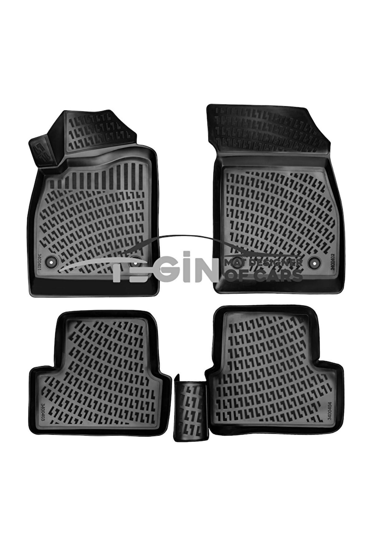 Chevrolet Lacetti 2014 3D Havuzlu Paspas Siyah