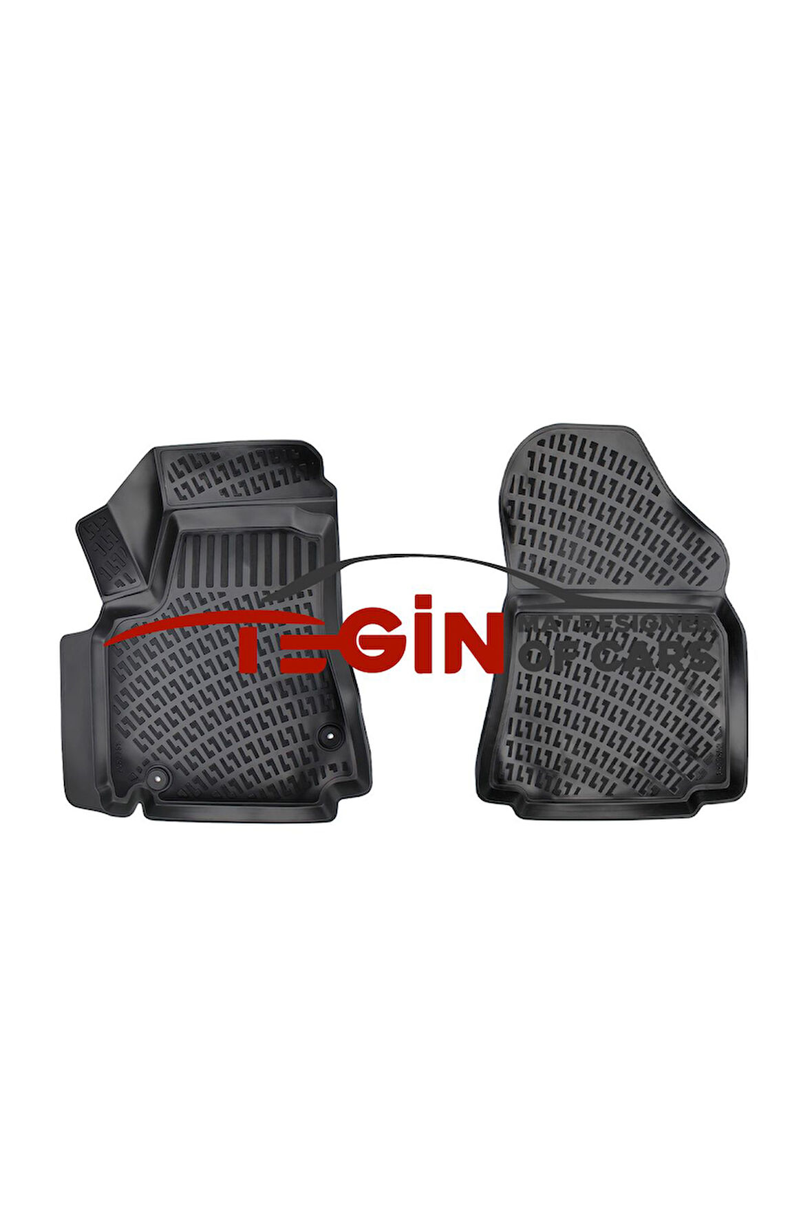 Citroen Berlingo Panelvan 2 Parça 2013 3D Havuzlu Paspas Siyah