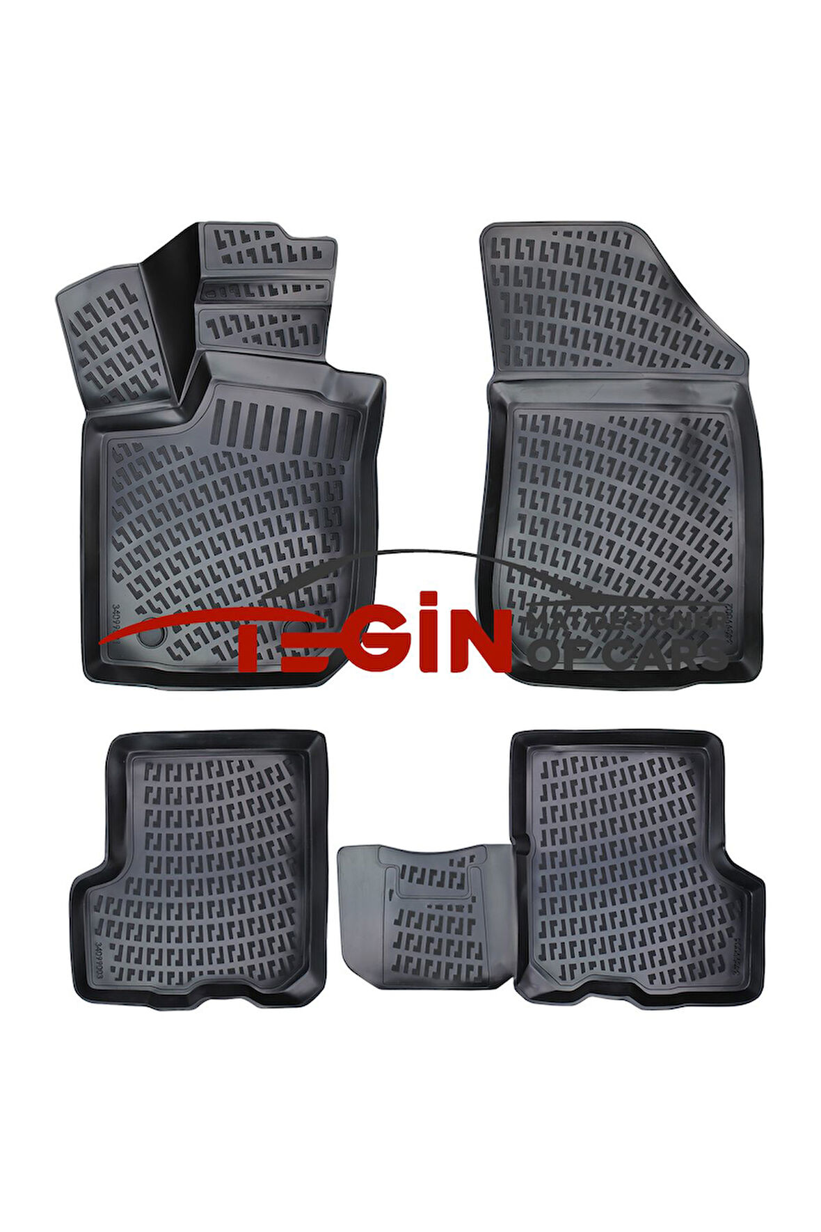 Dacia Logan 2 MCV 2018 3D Havuzlu Paspas Siyah