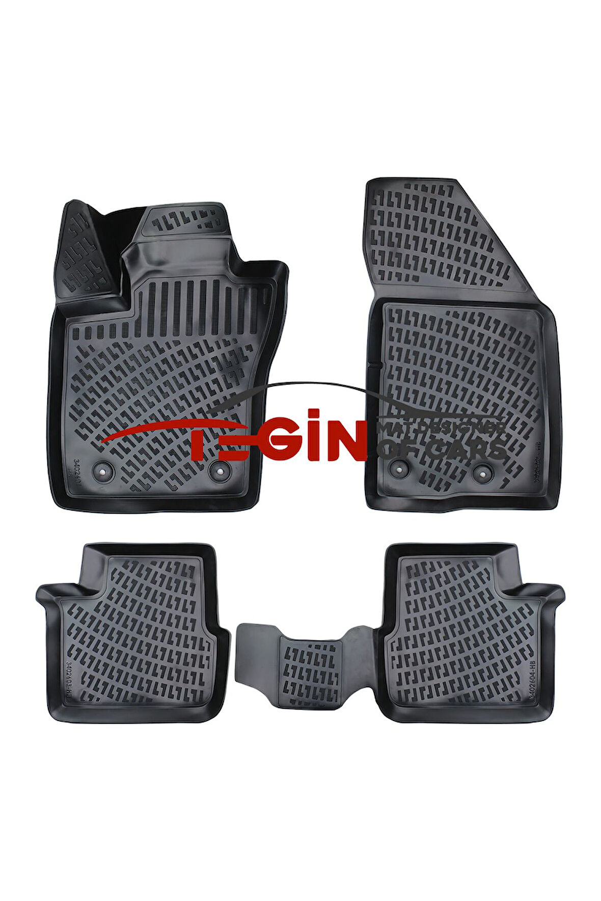 Fiat Egea ST Wagon 2022 3D Havuzlu Paspas Siyah