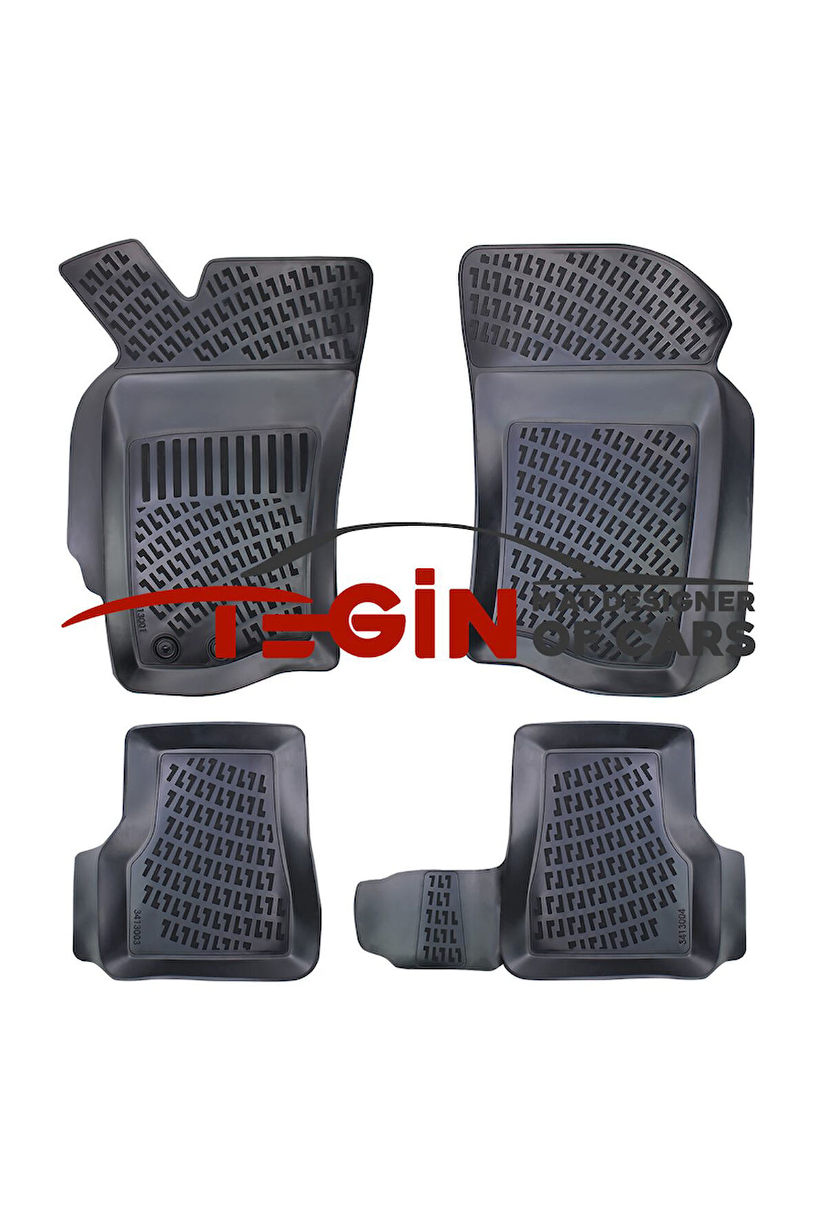 Fiat Palio 2004 3D Havuzlu Paspas Siyah