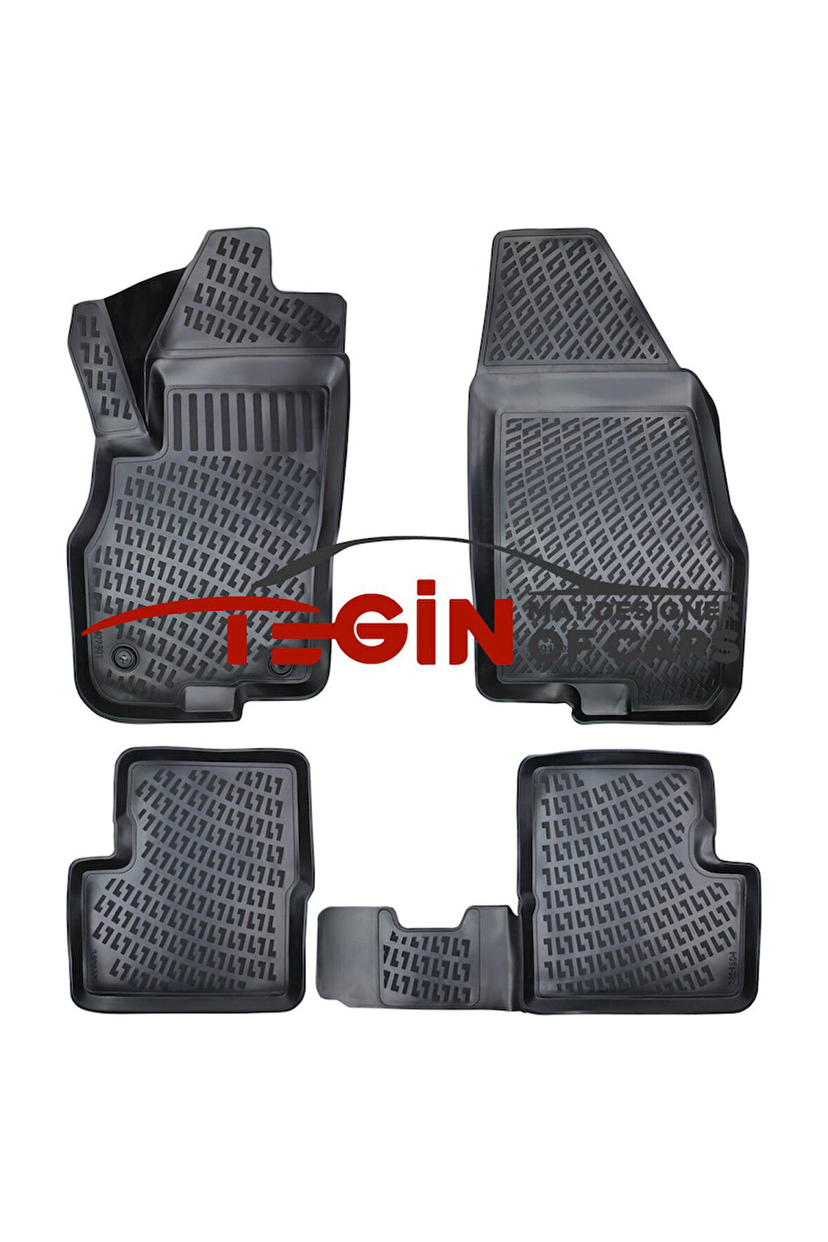 Fiat Punto Evo 2014 3D Havuzlu Paspas Siyah