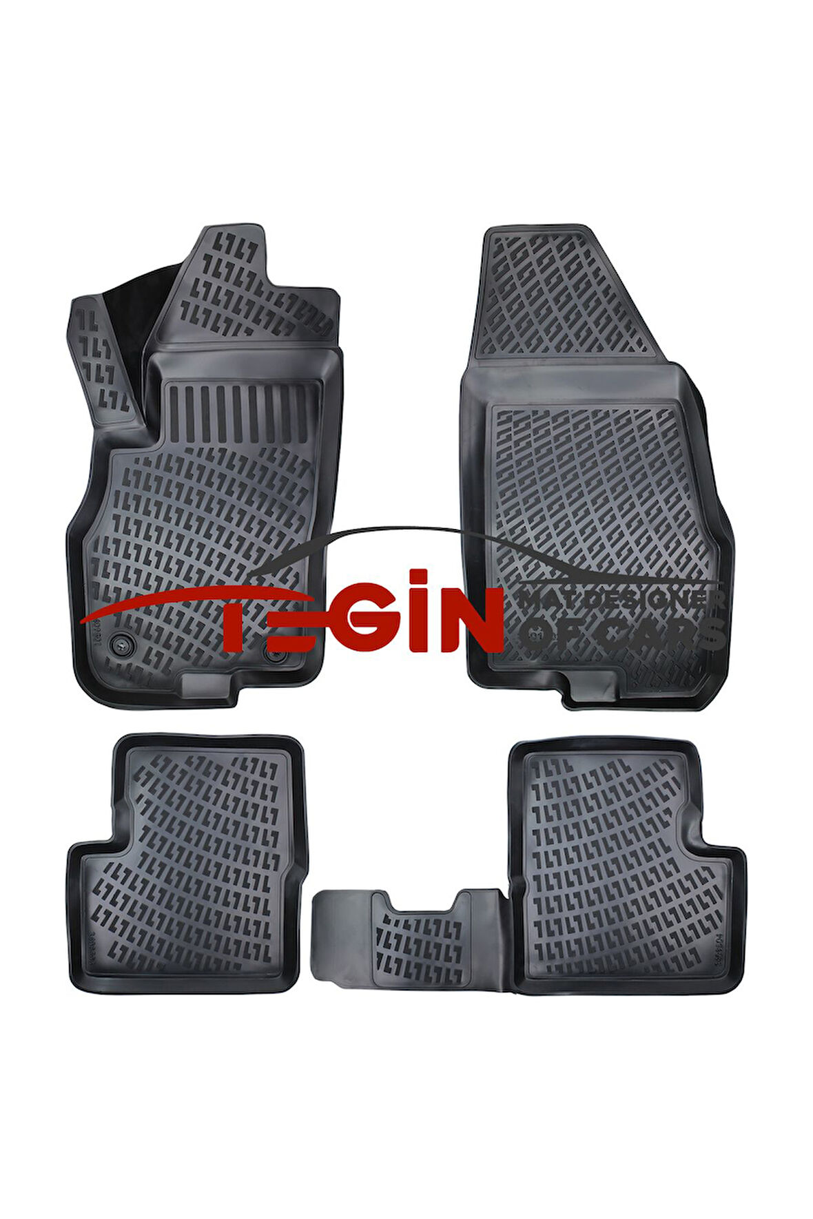 Fiat Punto Evo 2015 3D Havuzlu Paspas Siyah