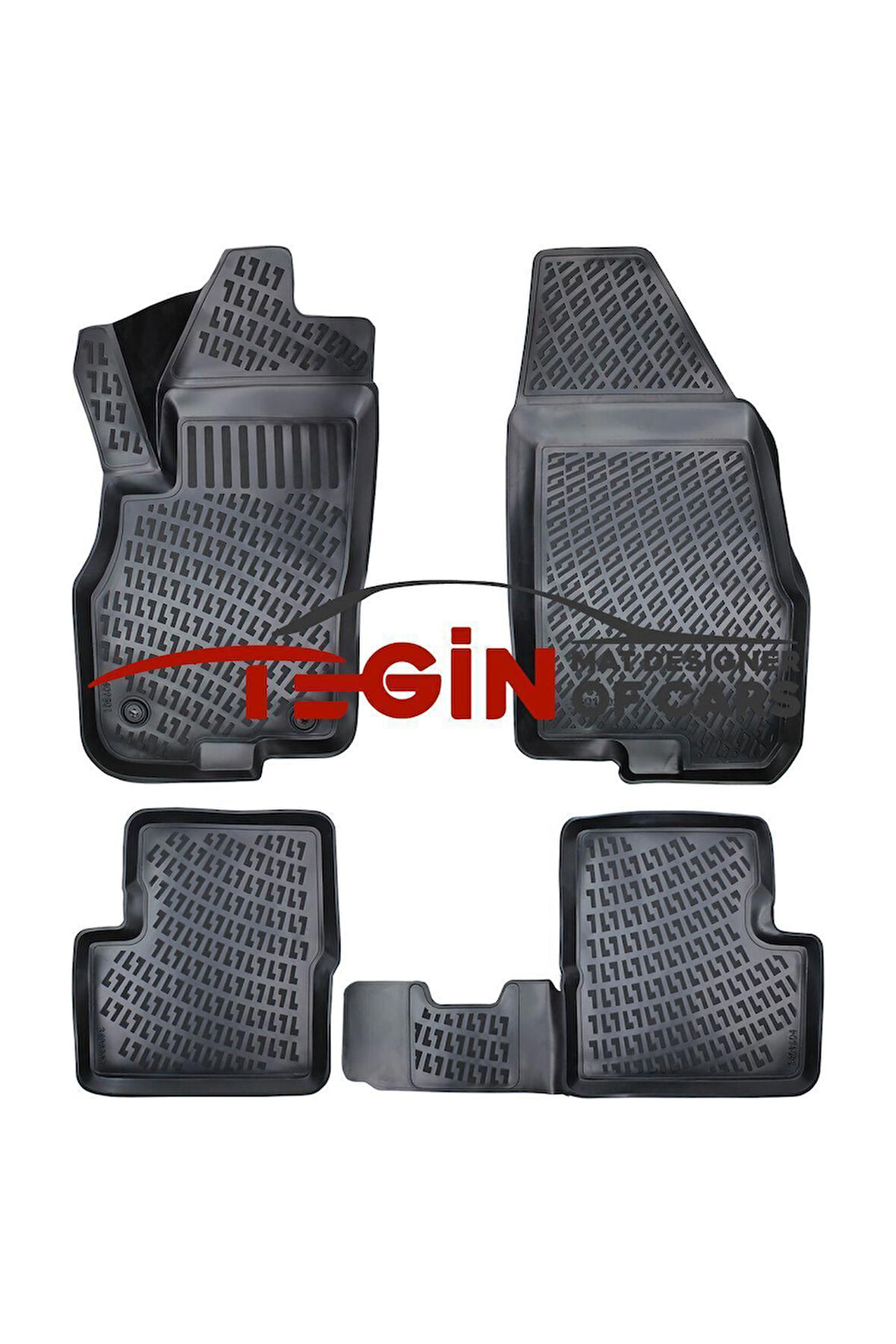 Fiat Punto Evo 2017 3D Havuzlu Paspas Siyah