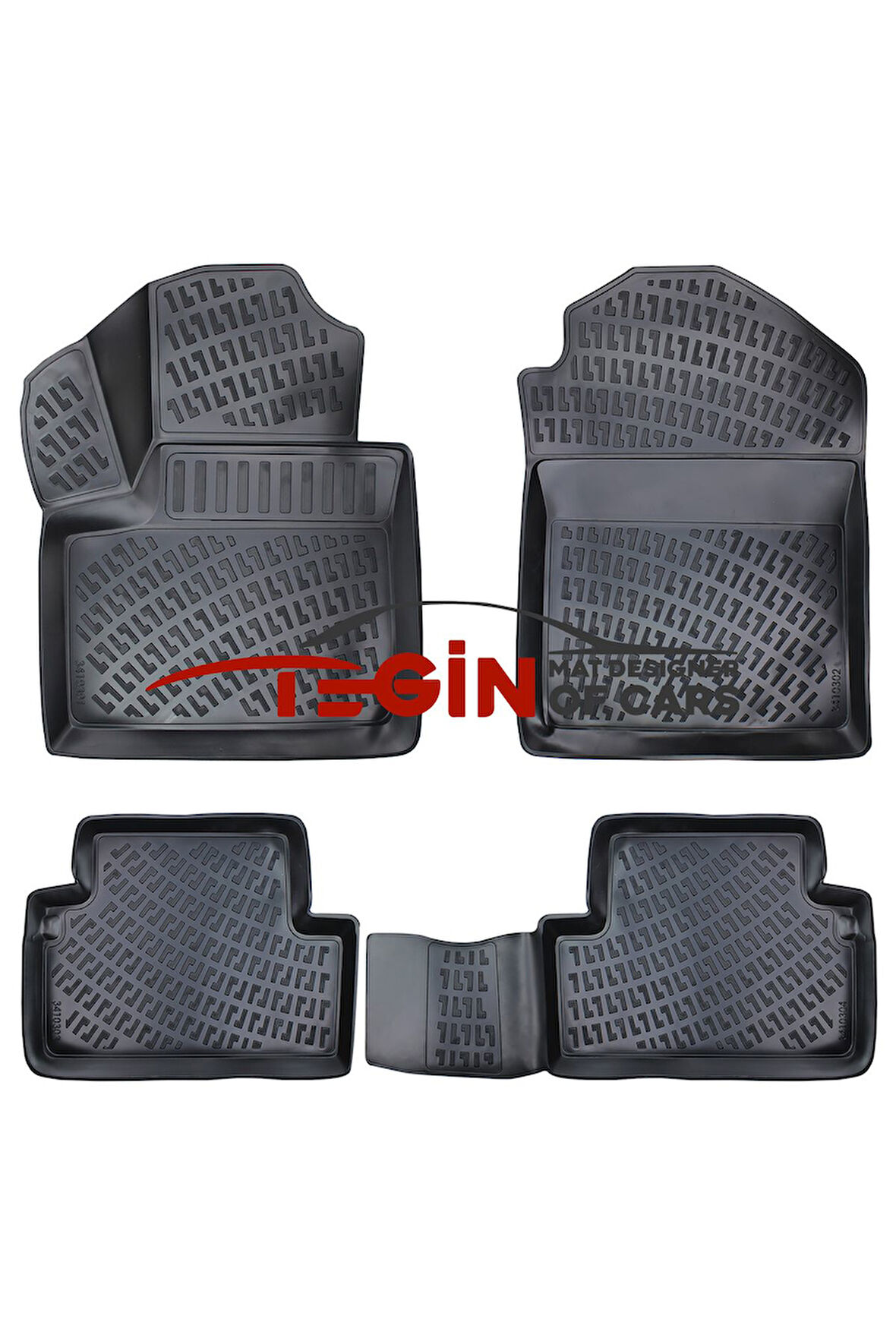 Connect 2012 3D Havuzlu Paspas Siyah