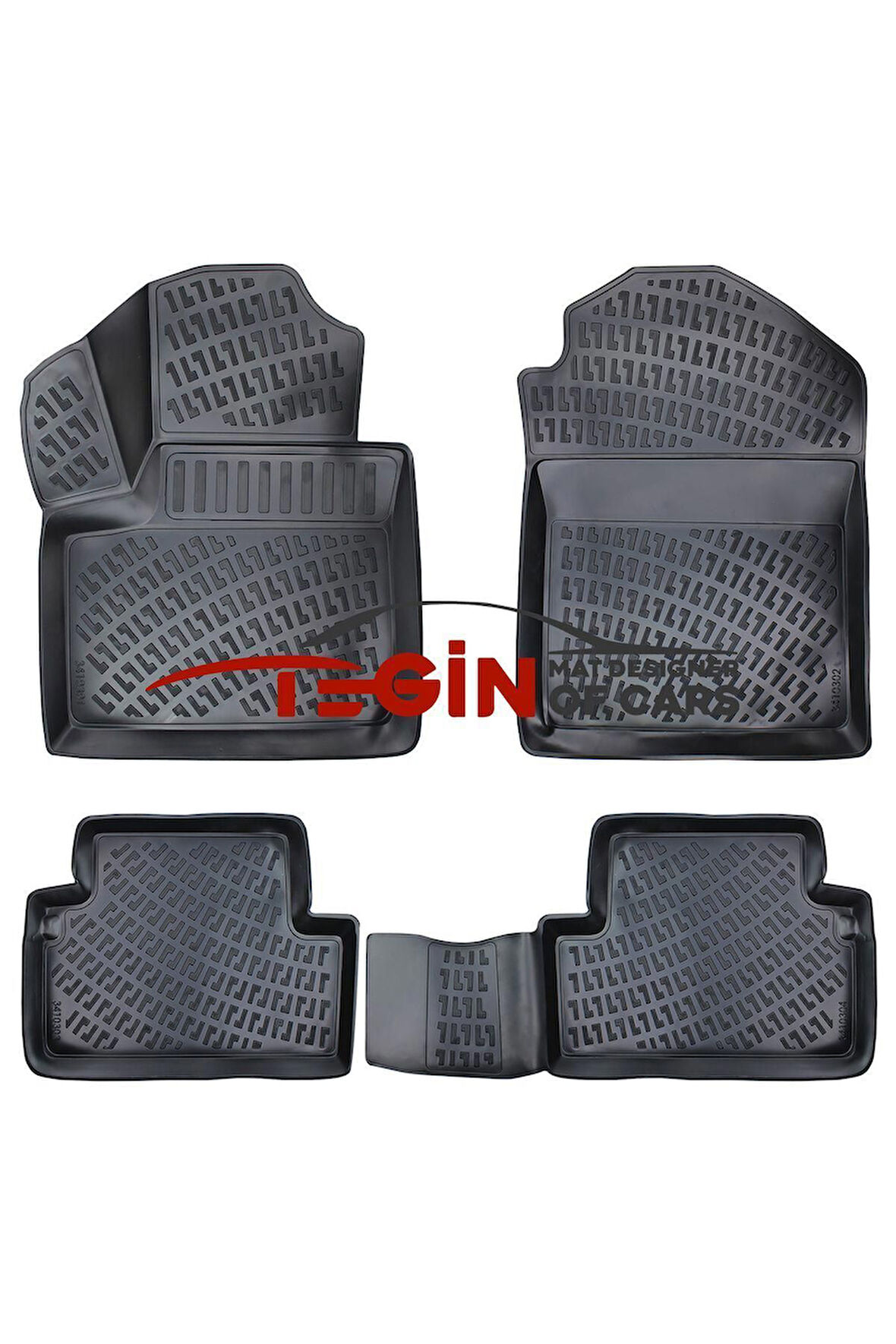 Ford Connect 2013 3d Havuzlu Paspas Siyah