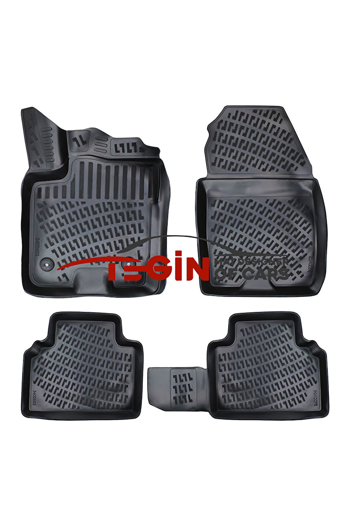 Courier 2019 3D Havuzlu Paspas Siyah