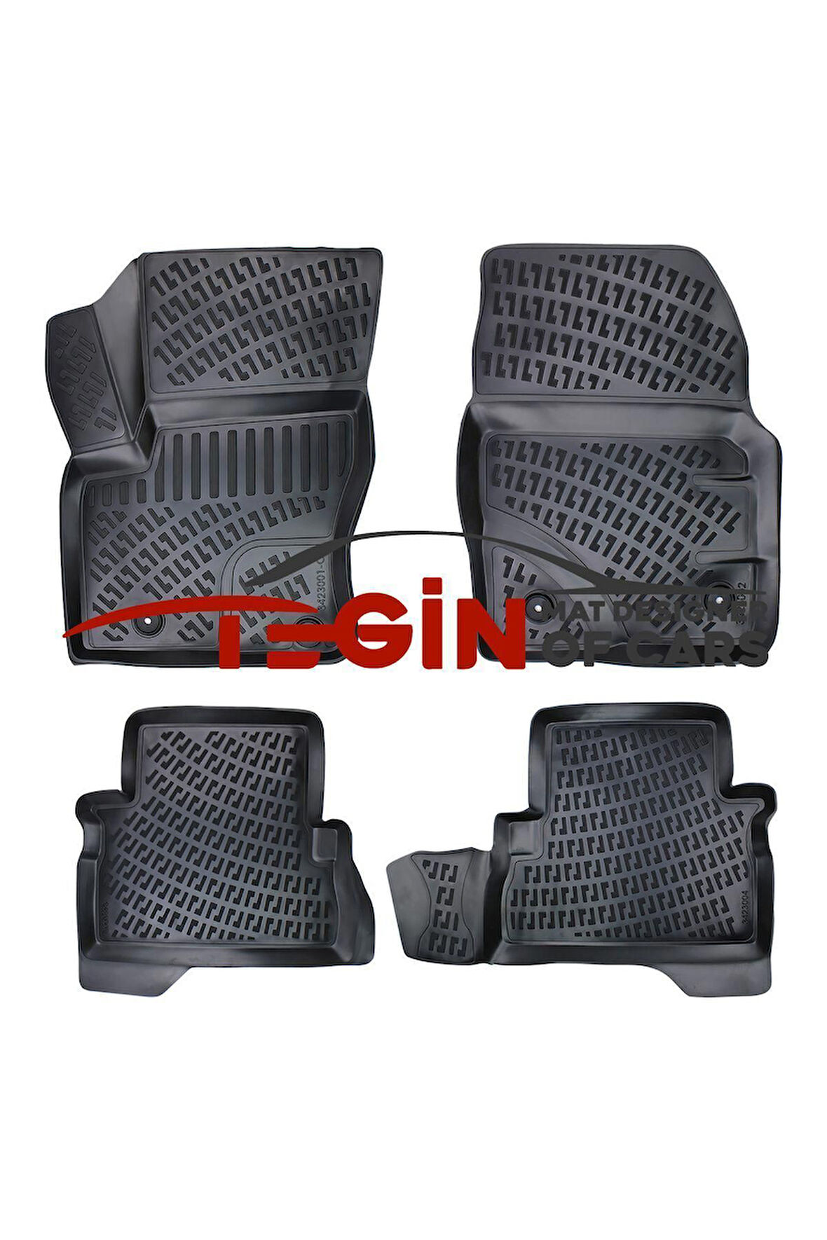 Ford Kuga 2009 3d Havuzlu Paspas Siyah