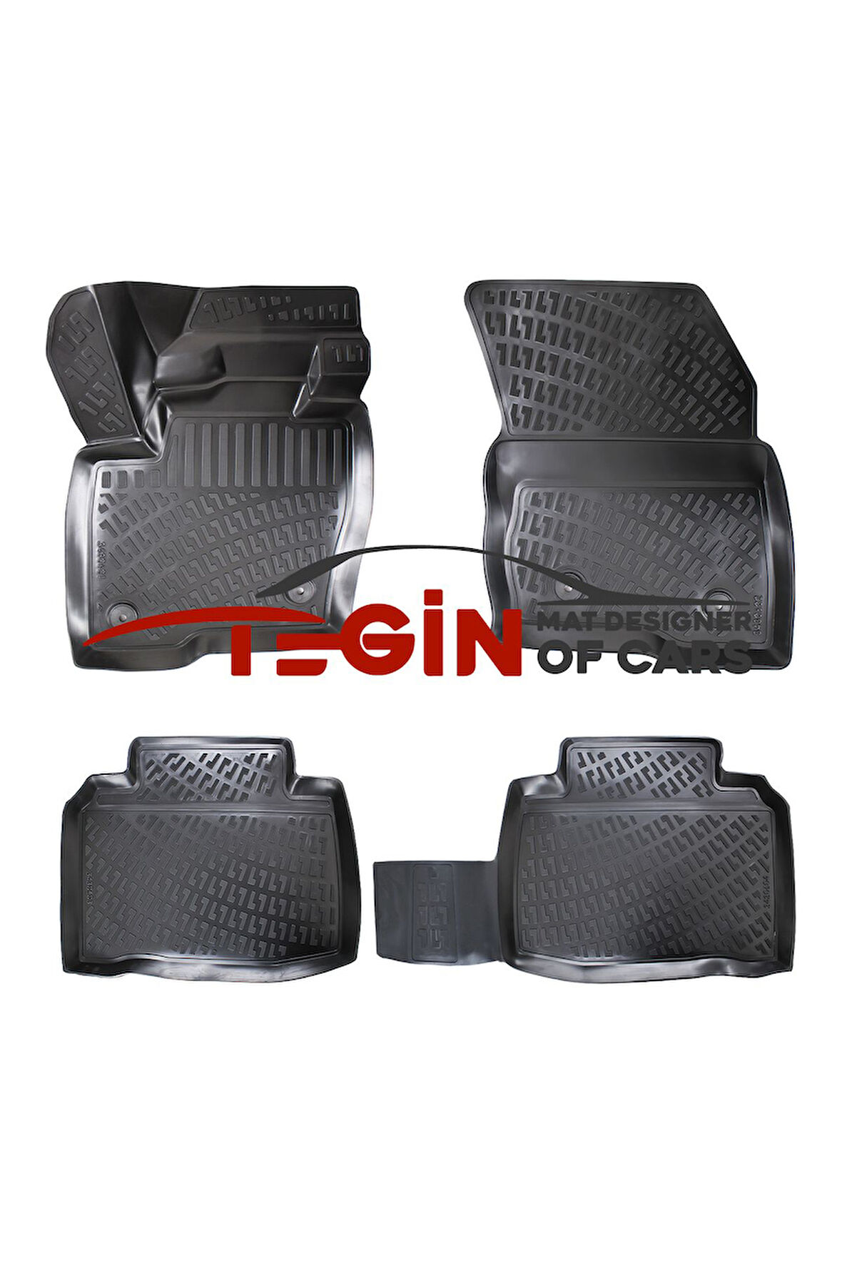 S-Max 2019 3D Havuzlu Paspas Siyah