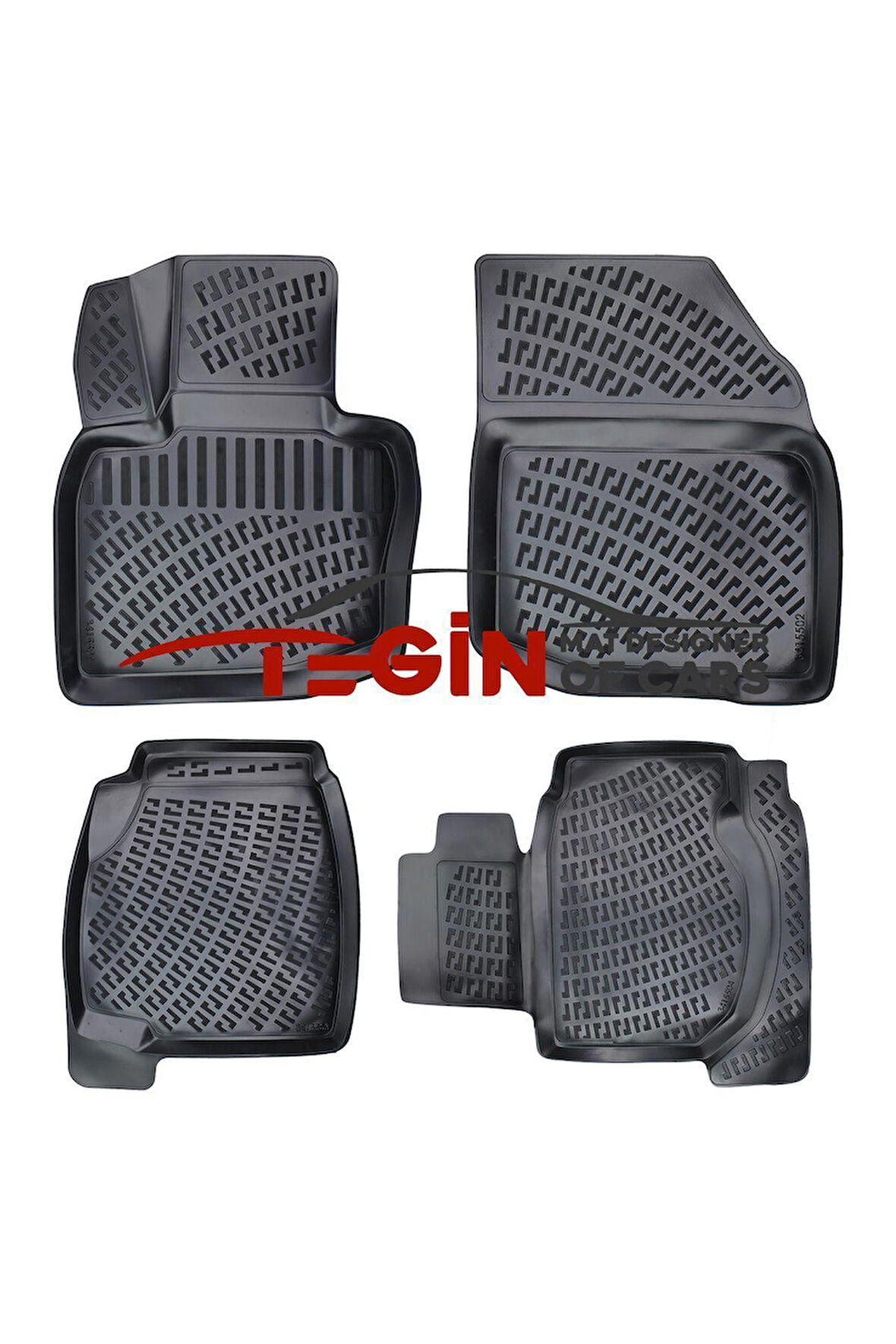 Honda Civic HB 2007 3D Havuzlu Paspas Siyah