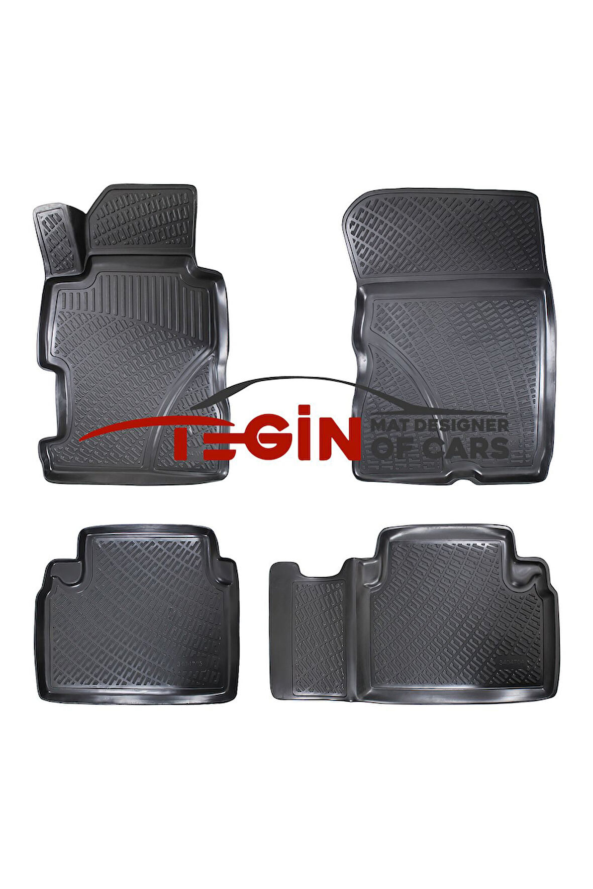 Honda Civic Sedan 2012 3D Havuzlu Paspas Siyah