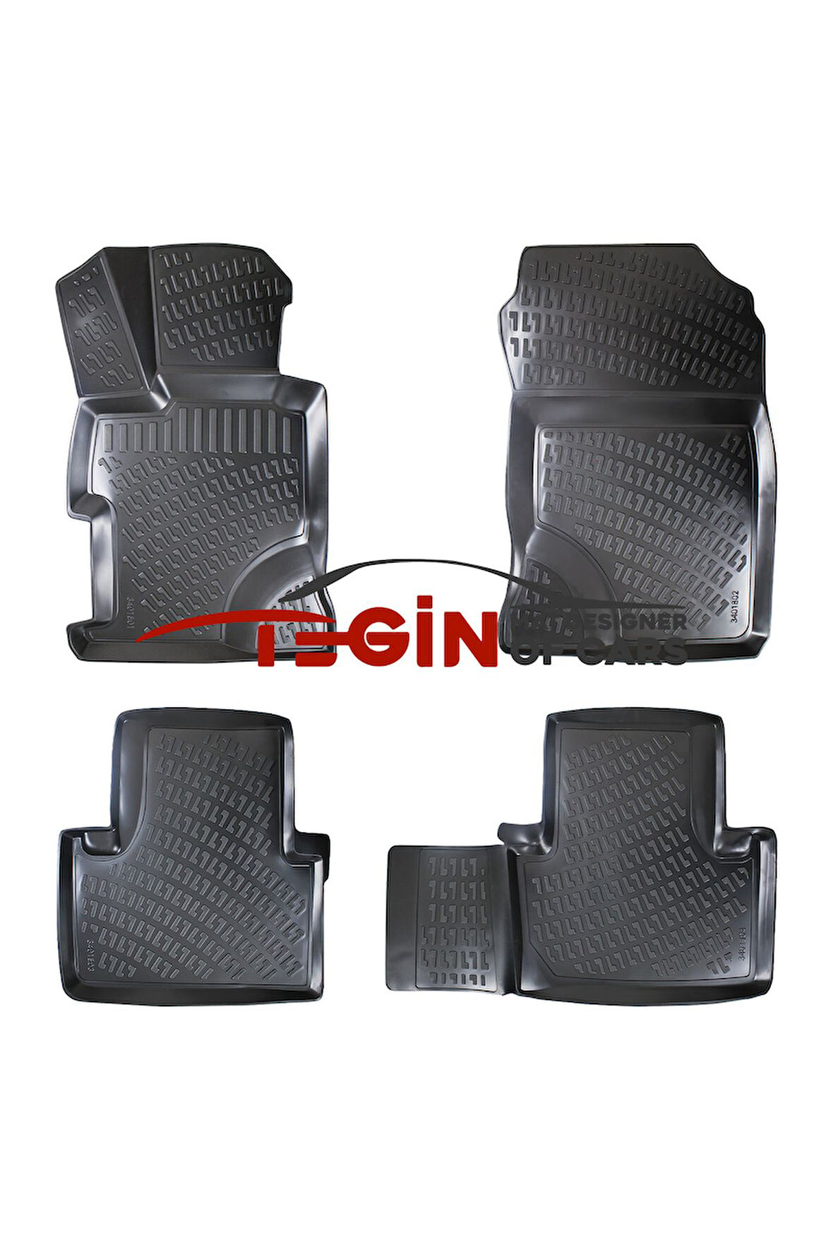 Honda Civic Sedan 2013 3D Havuzlu Paspas Siyah