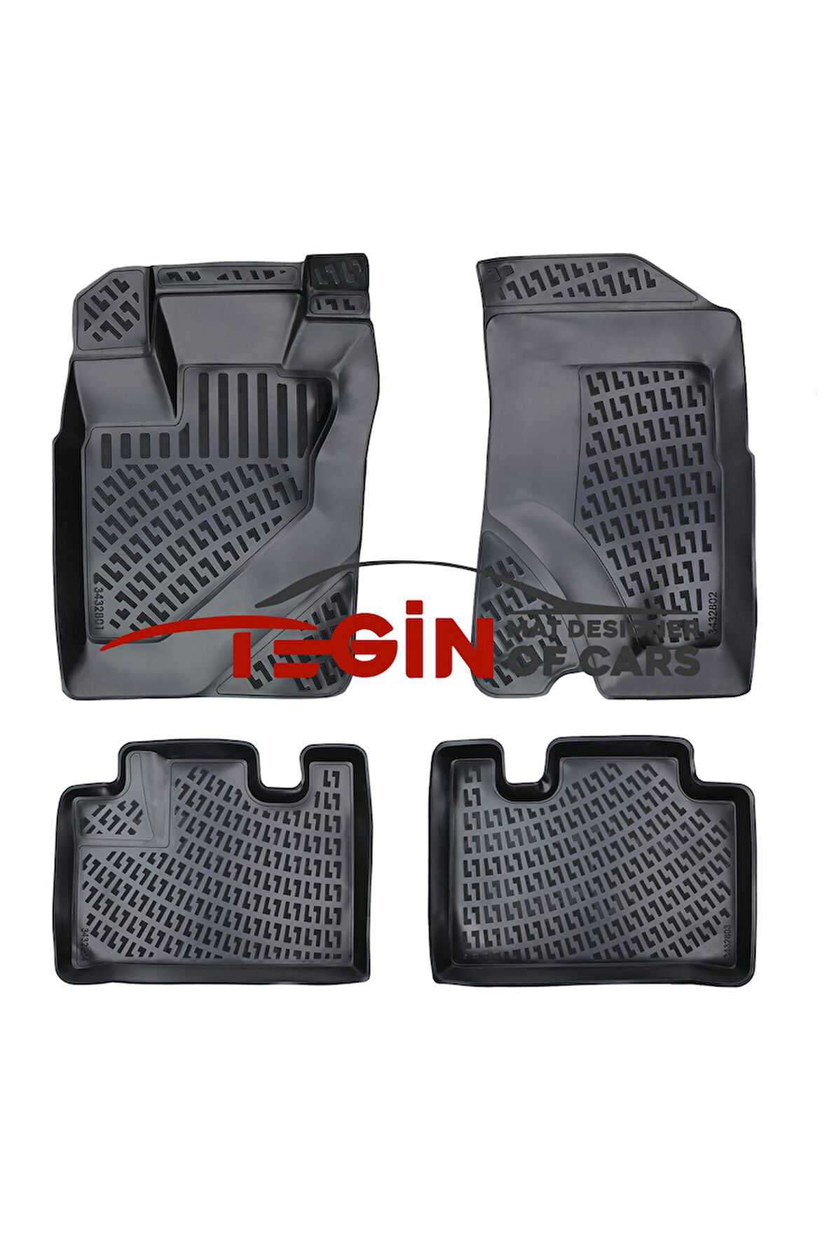 Honda CR-V 2006 3D Havuzlu Paspas Siyah