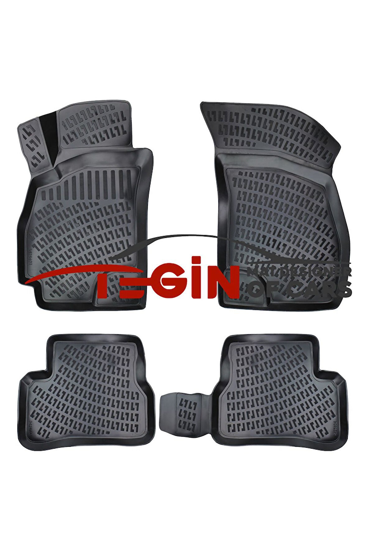 Hyundai Accent Admire 2002 Uyumlu 3D Havuzlu Paspas Siyah