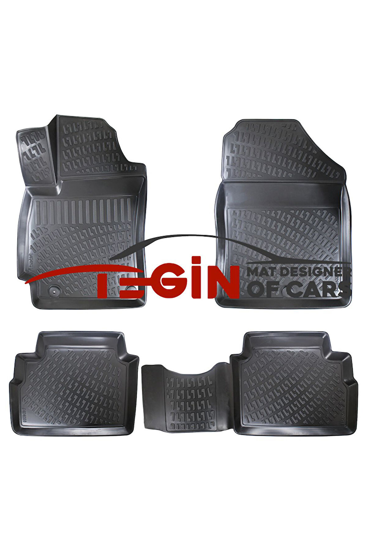 Hyundai Elantra 2020 3D Havuzlu Paspas Siyah